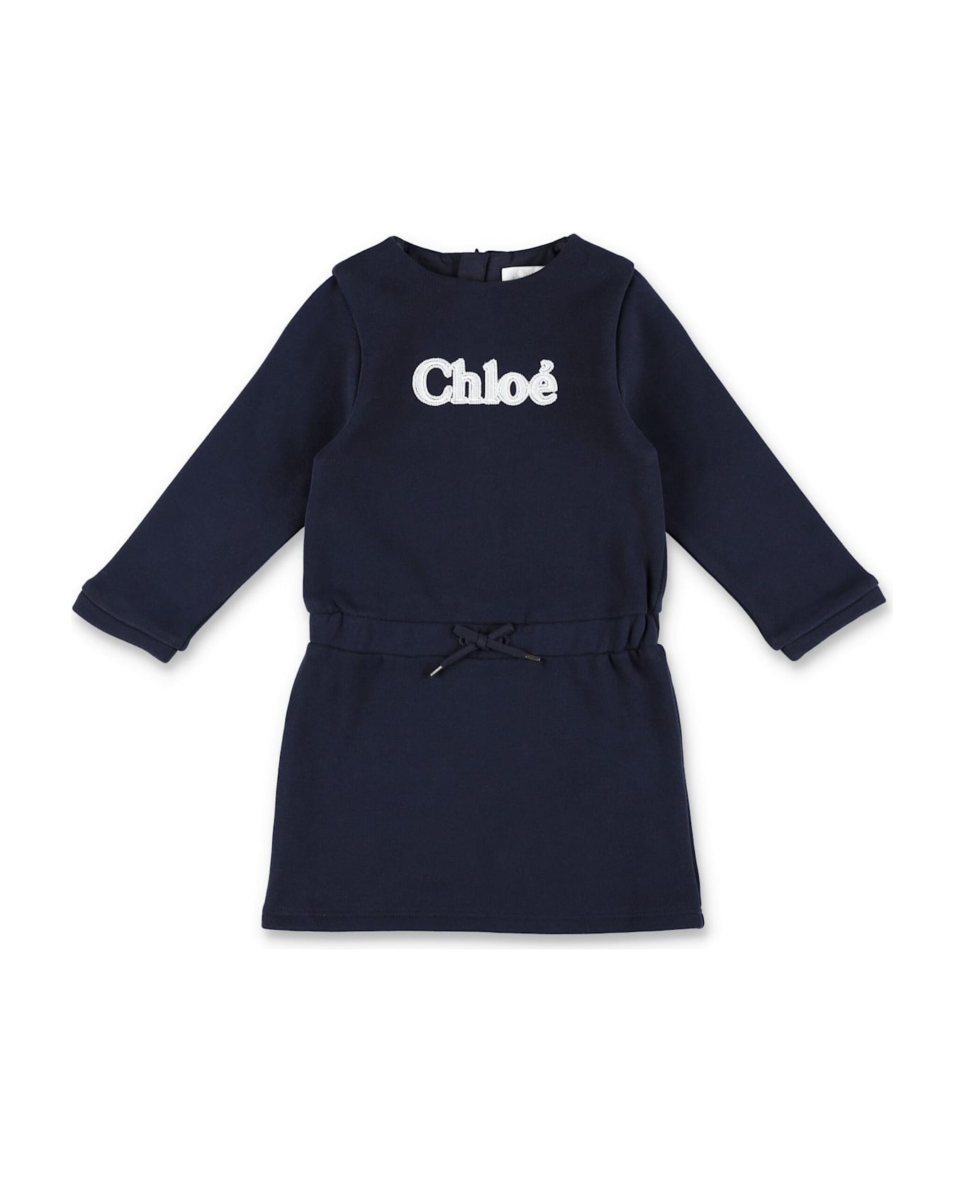 Chloé Kid - Logo Dress - NAVY