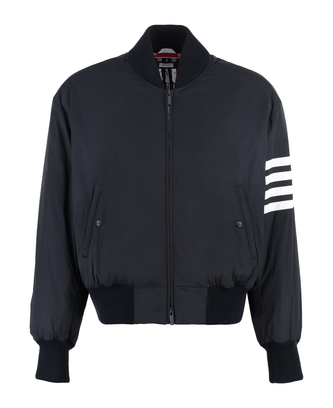 Thom Browne Nylon Bomber Jacket - blue