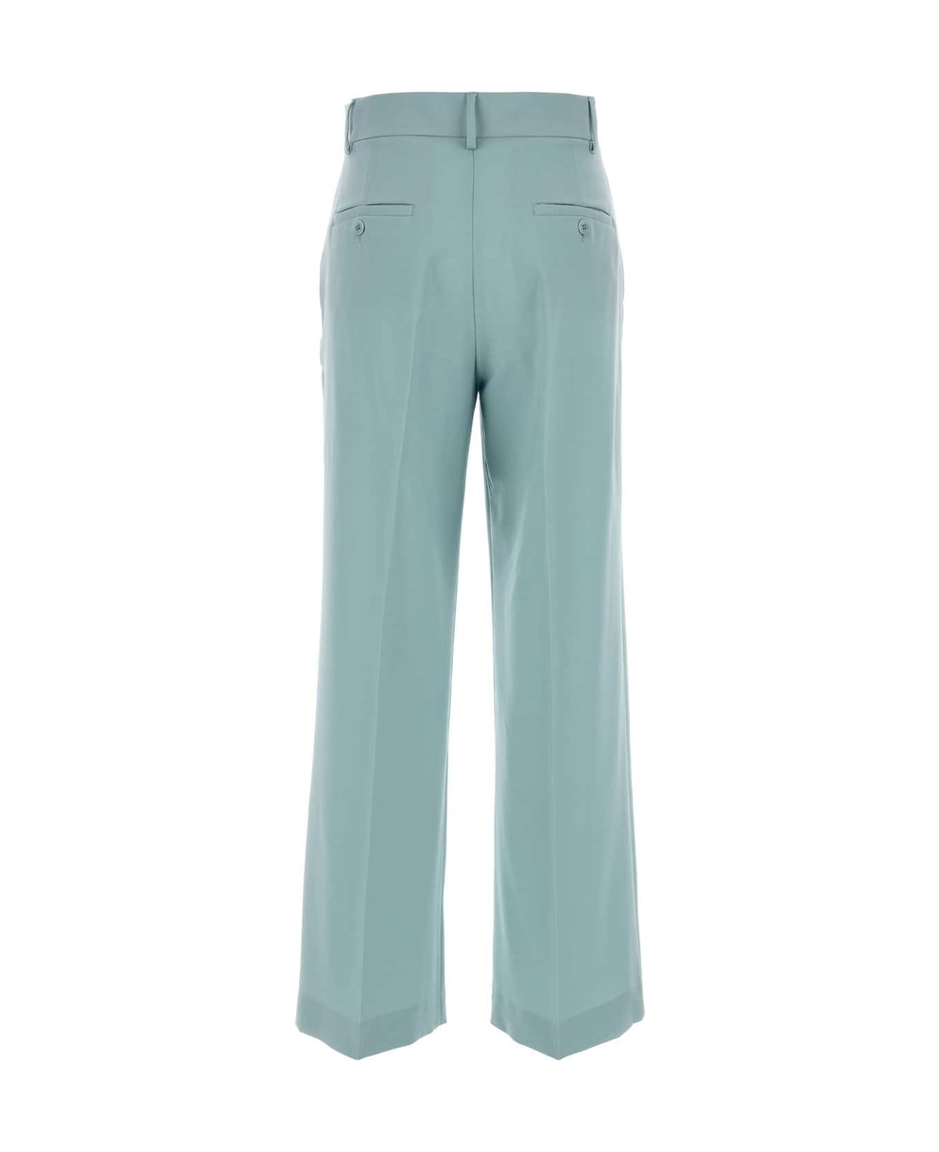 Weekend Max Mara Light Blue Wool Visivo Pant - ANICE