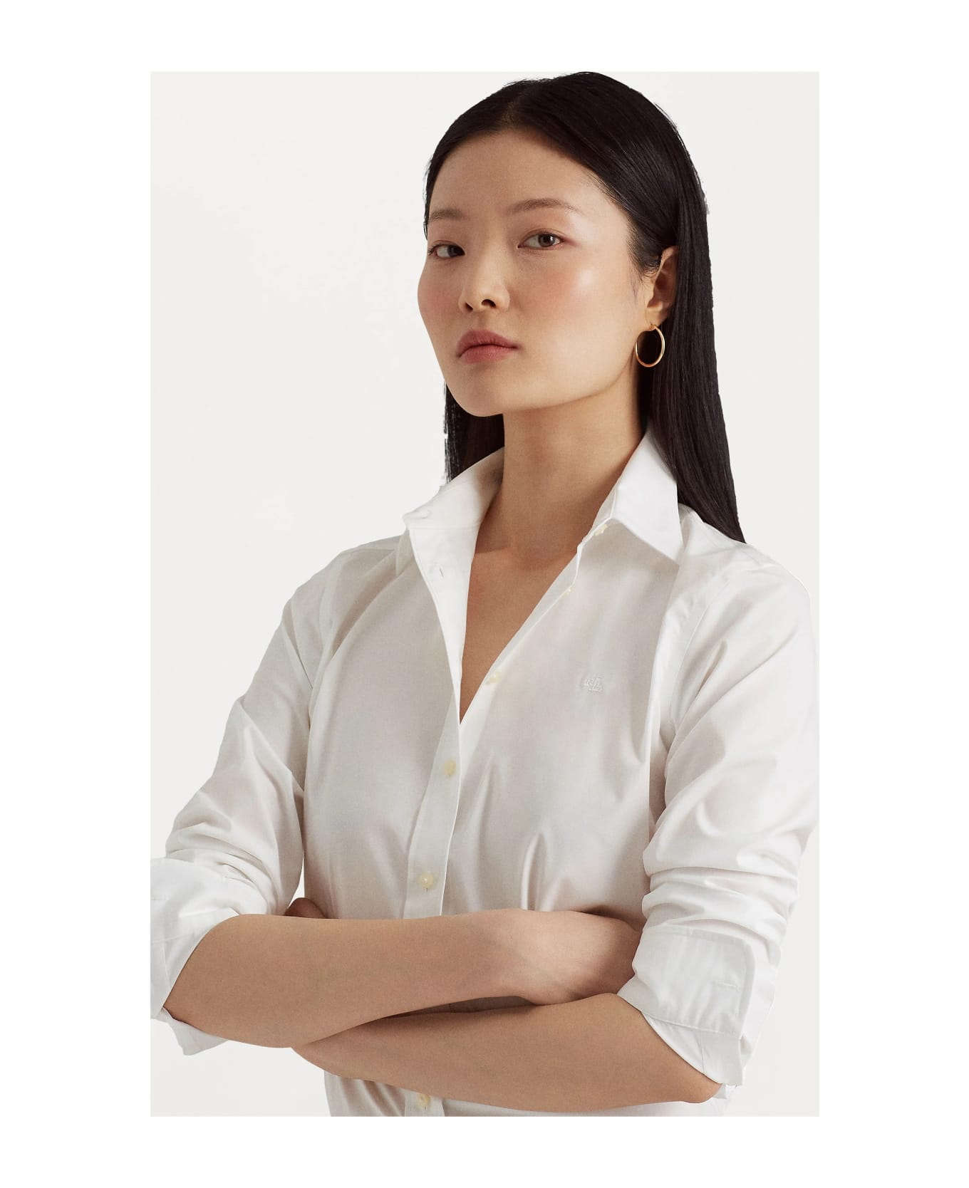 Ralph Lauren Jamelko Long Sleeve Shirt - White