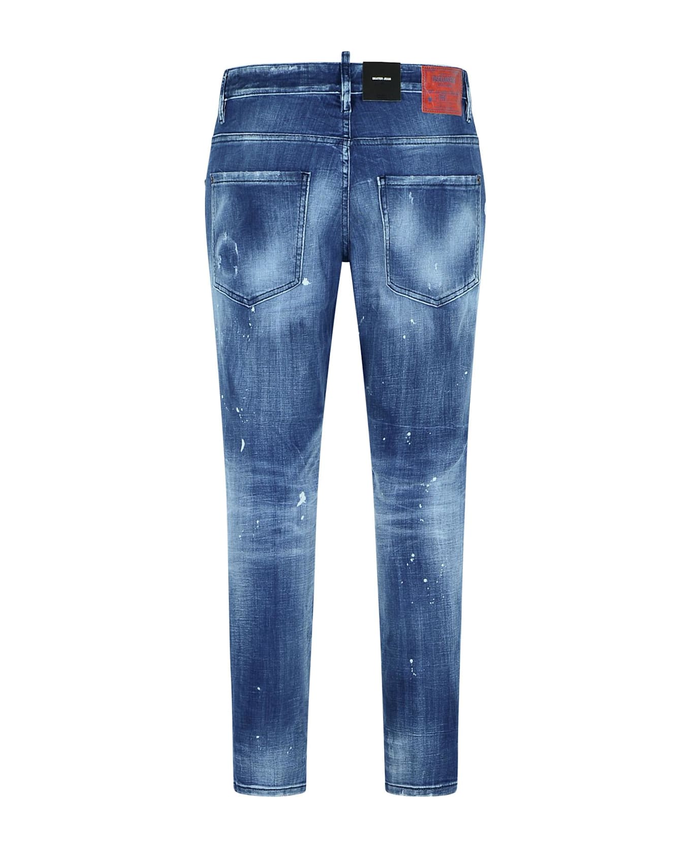 Dsquared2 
skater
 Blue Cotton Jeans - Blue