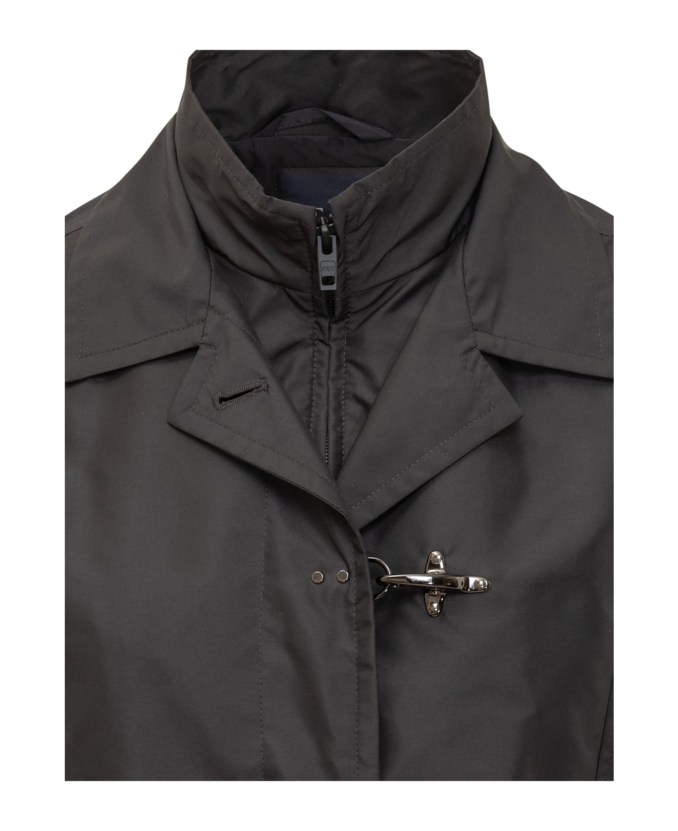 Fay Long Jacket - Nero