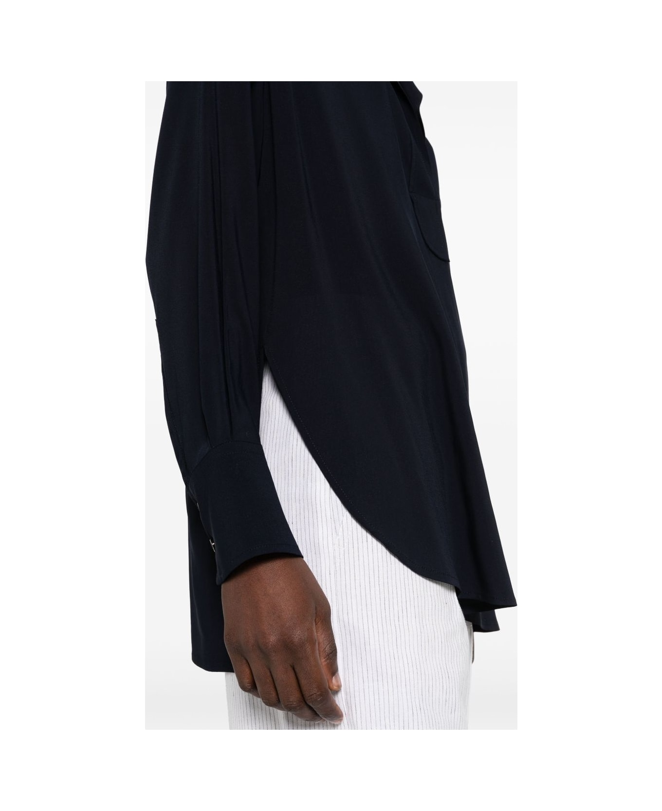 Alberto Biani Georgette Blouse - Blue