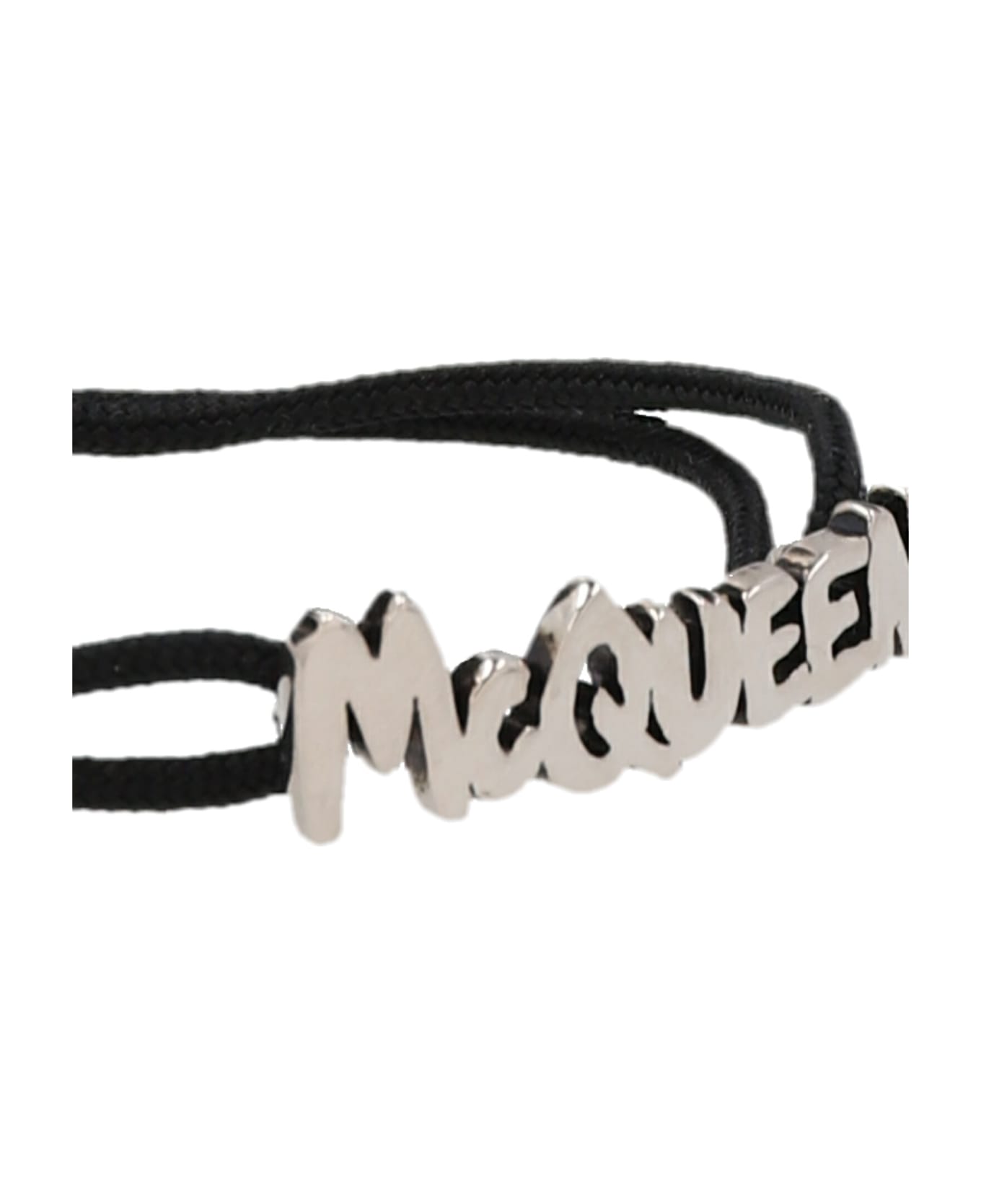 Alexander McQueen Logo Bracelet - Nero