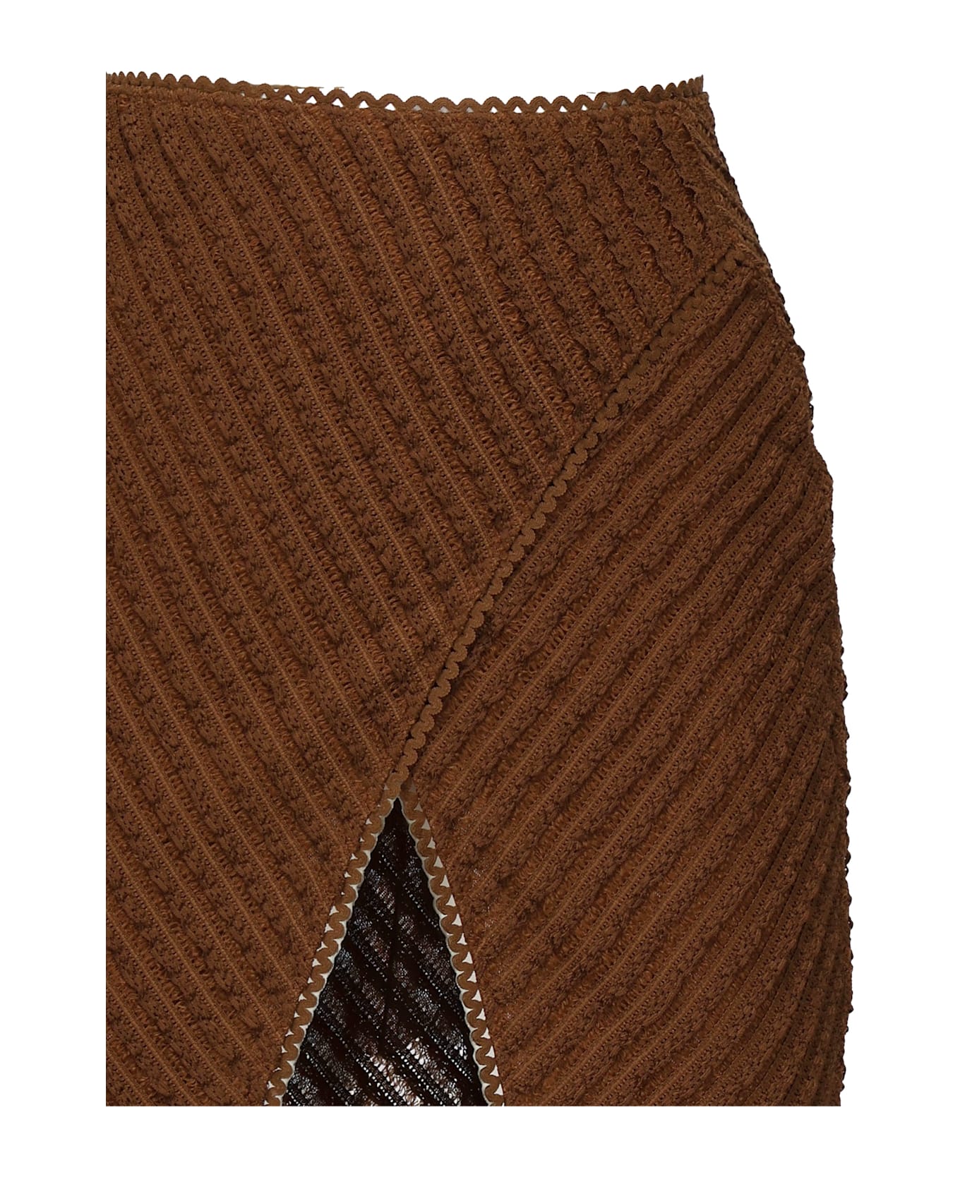 Charo Ruiz Eris Long Skirt - Brown