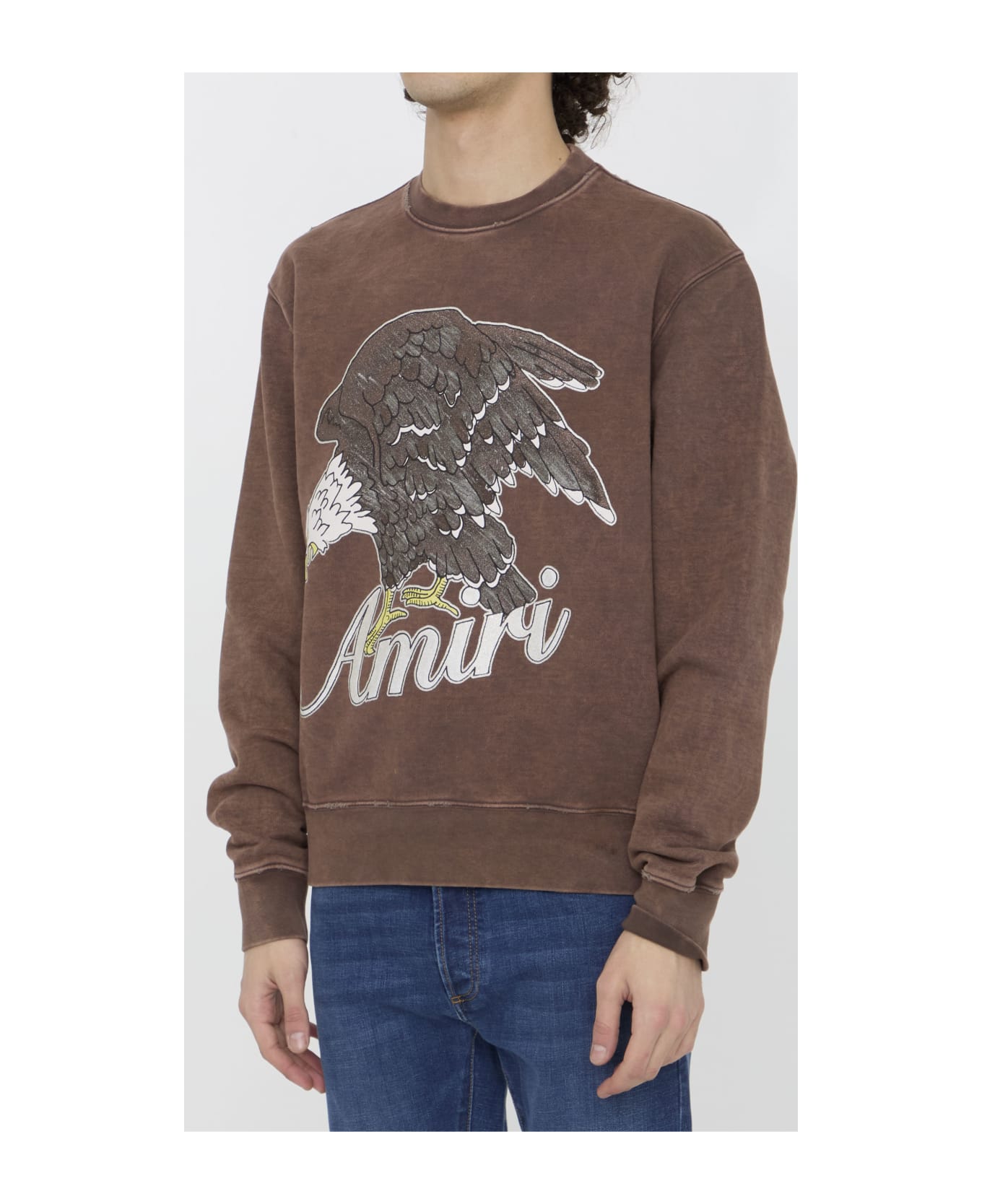 AMIRI Eagle Sweatshirt - BLACK フリース