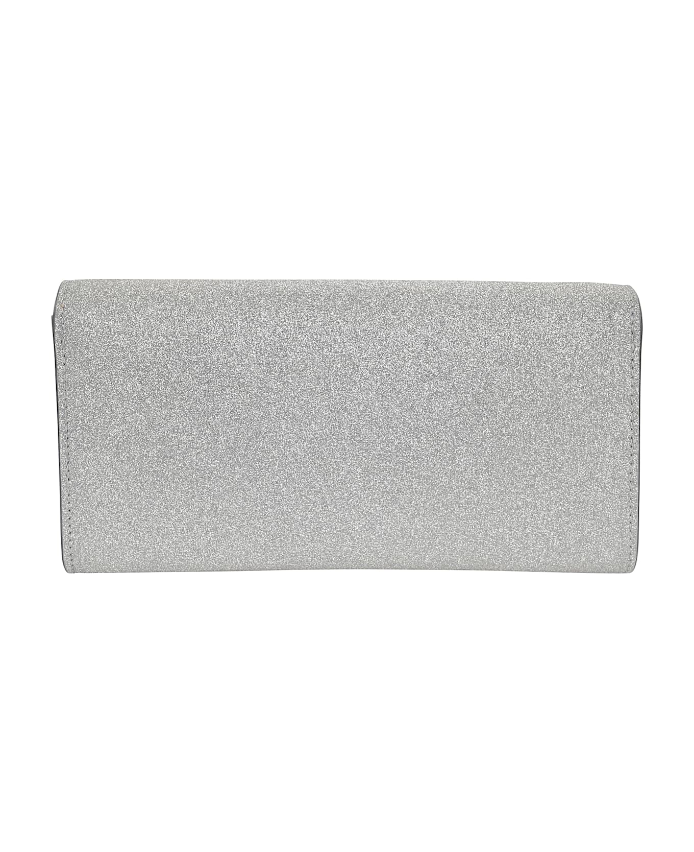 Jimmy Choo Fine Glitter Leather - Silver