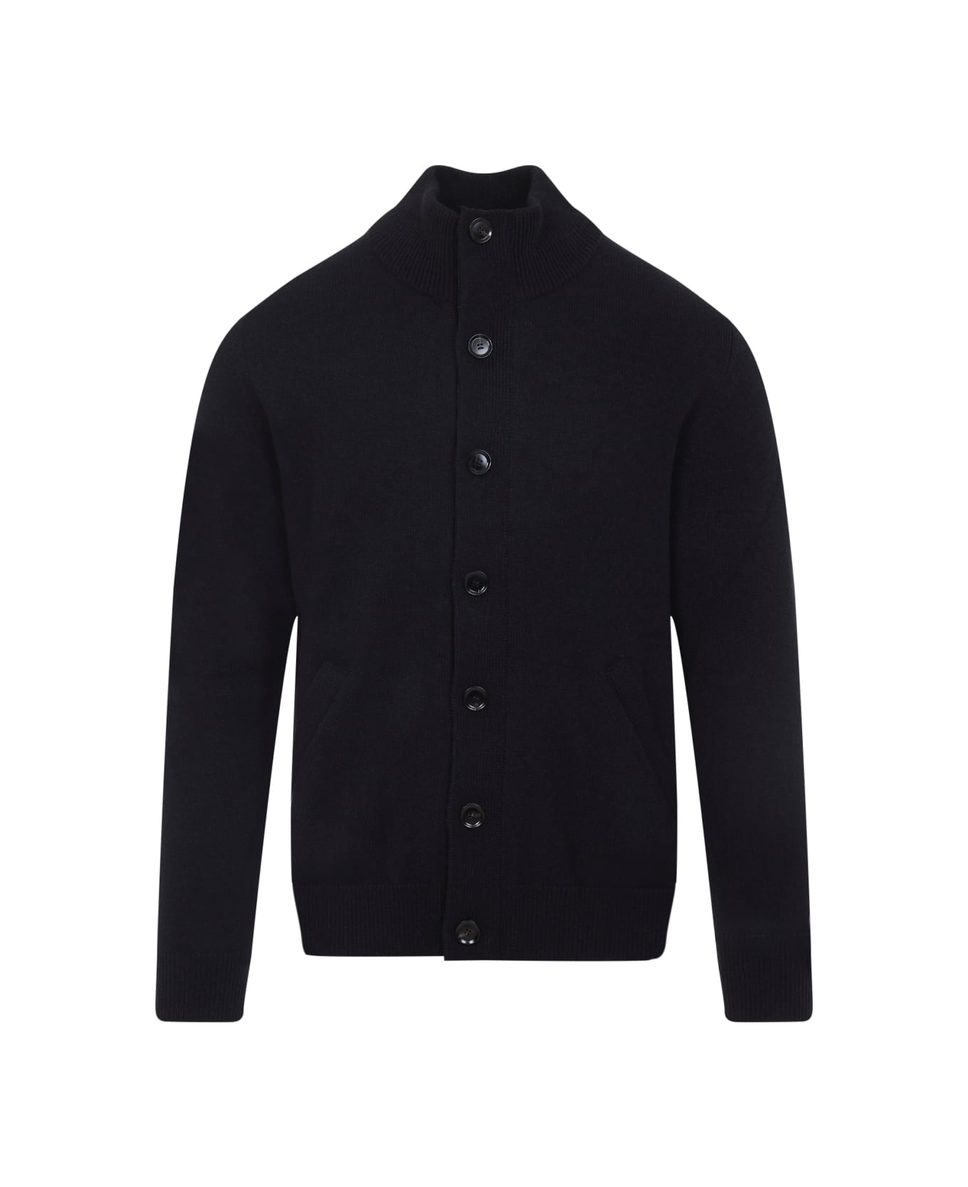 Brioni Cashmere Zip Blouson - Midnight Blue