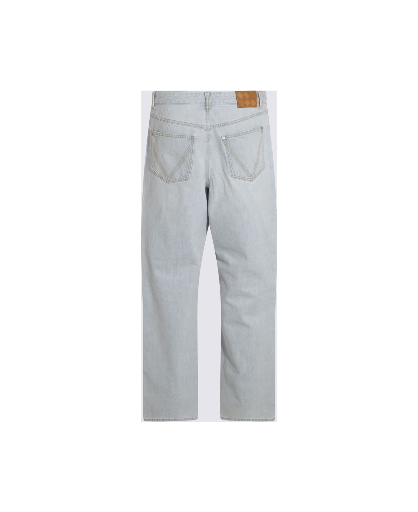 Bottega Veneta Light Blue Cotton Pants - LIGHT BLUE
