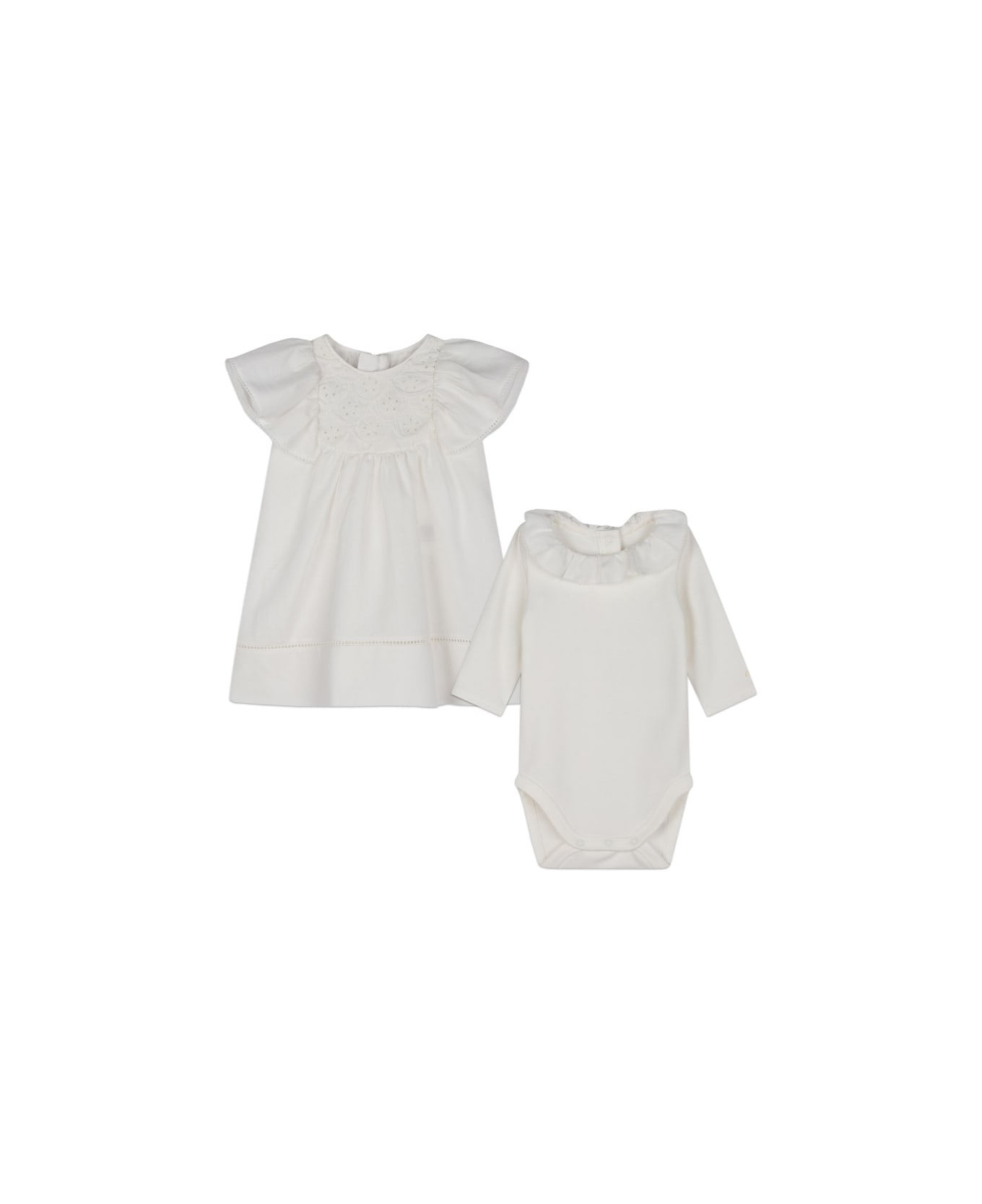 Chloé Dress Kit. - WHITE ボディスーツ＆セットアップ