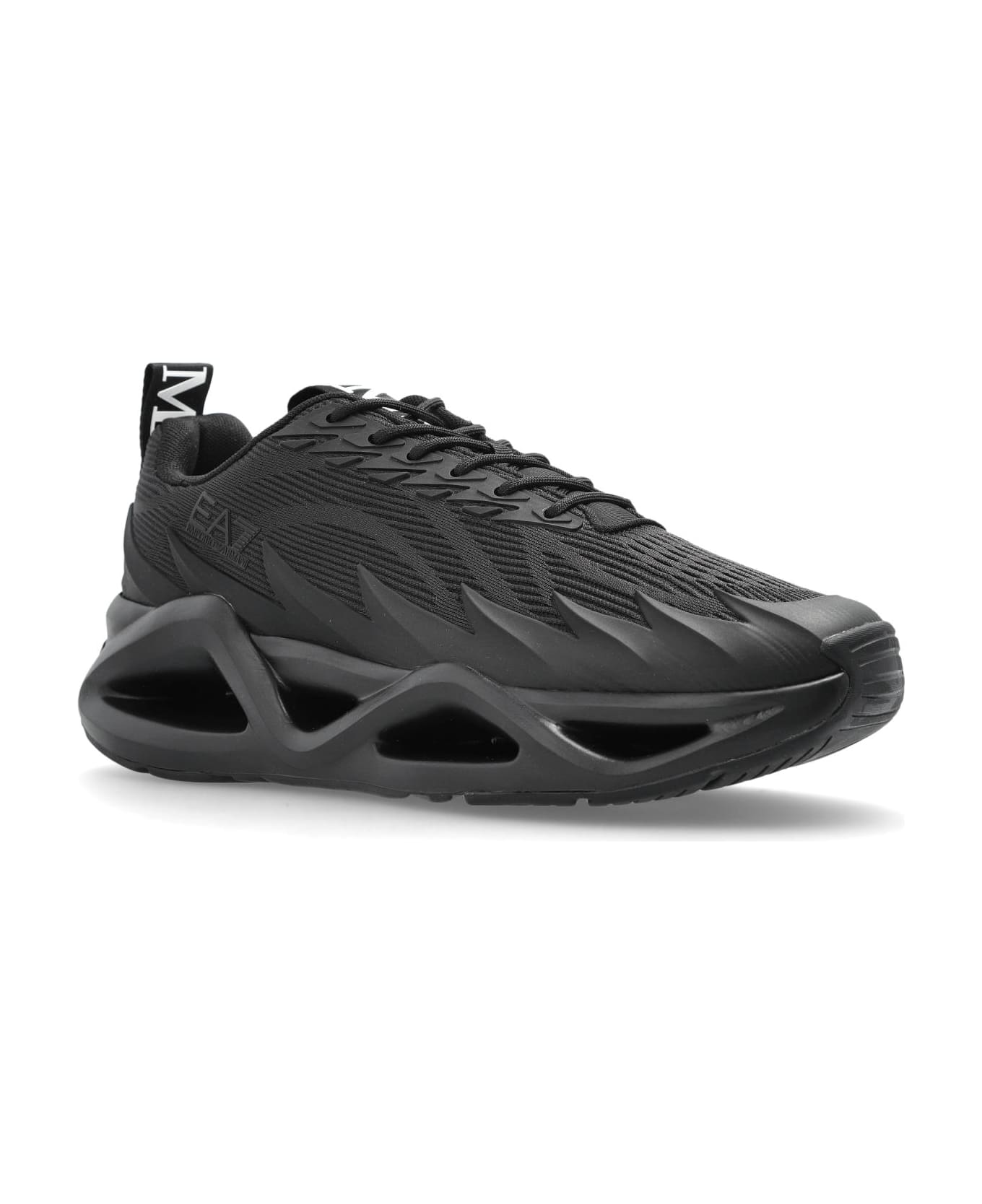 EA7 Emporio Armani Sports Shoes With Logo - Black