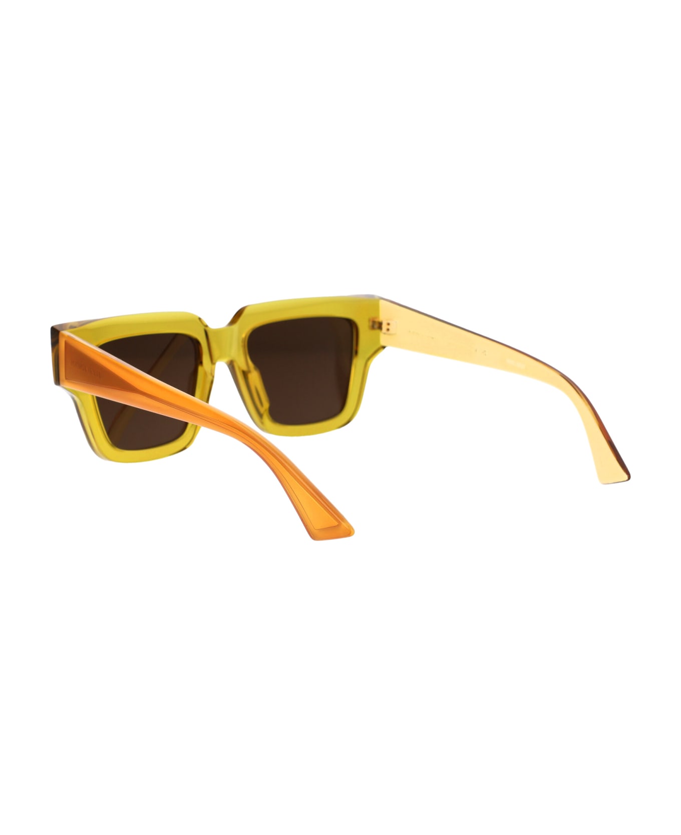 Bottega Veneta Eyewear Bv1276s Sunglasses - 004 YELLOW YELLOW BROWN サングラス