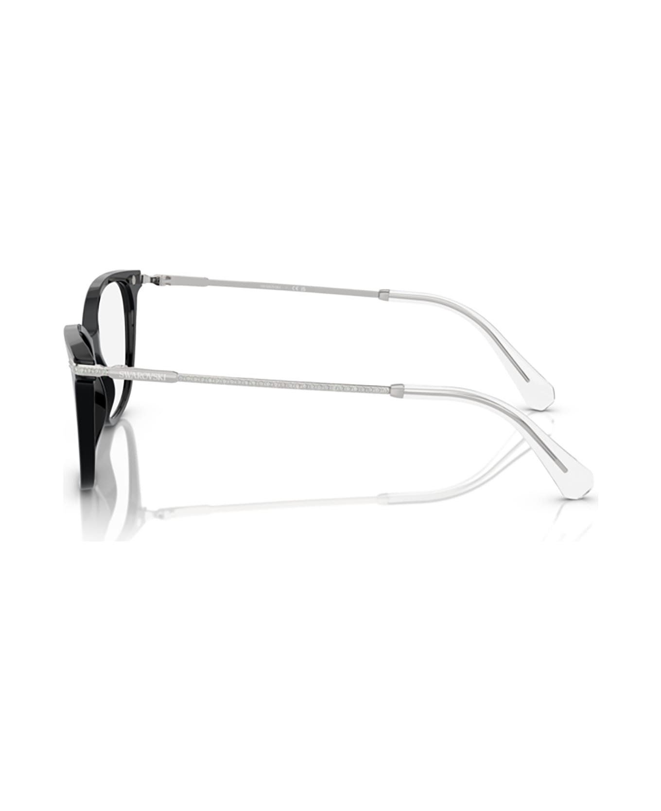 Swarovski Sk2010 Black Glasses - Black アイウェア