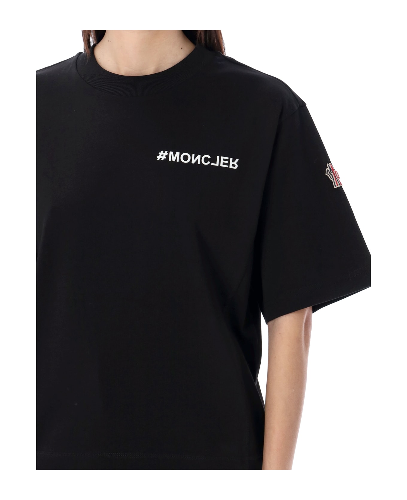 Moncler Grenoble T-shirt Tmm - BLACK