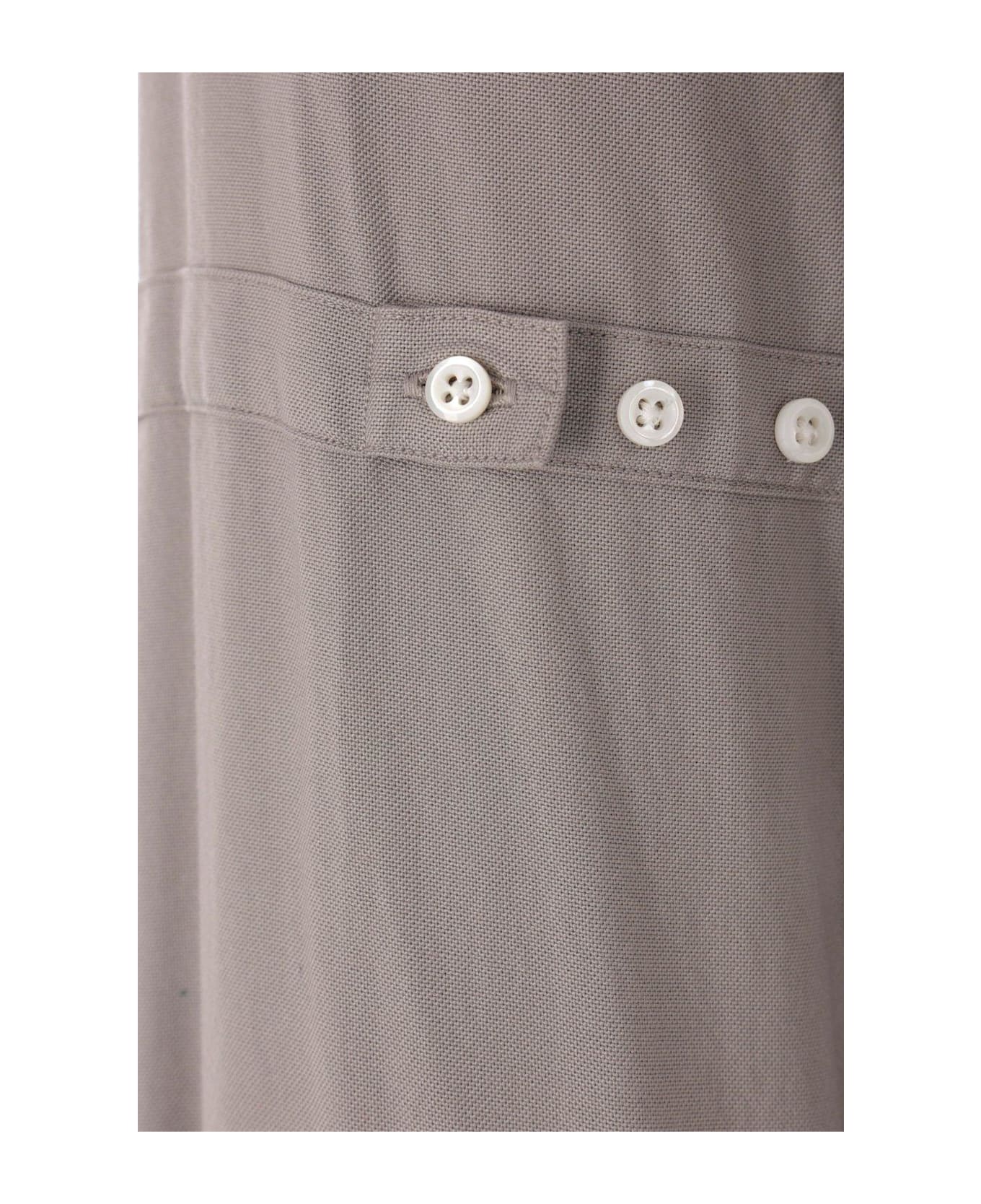 Thom Browne Oxford Armband Shirt - MED GREY