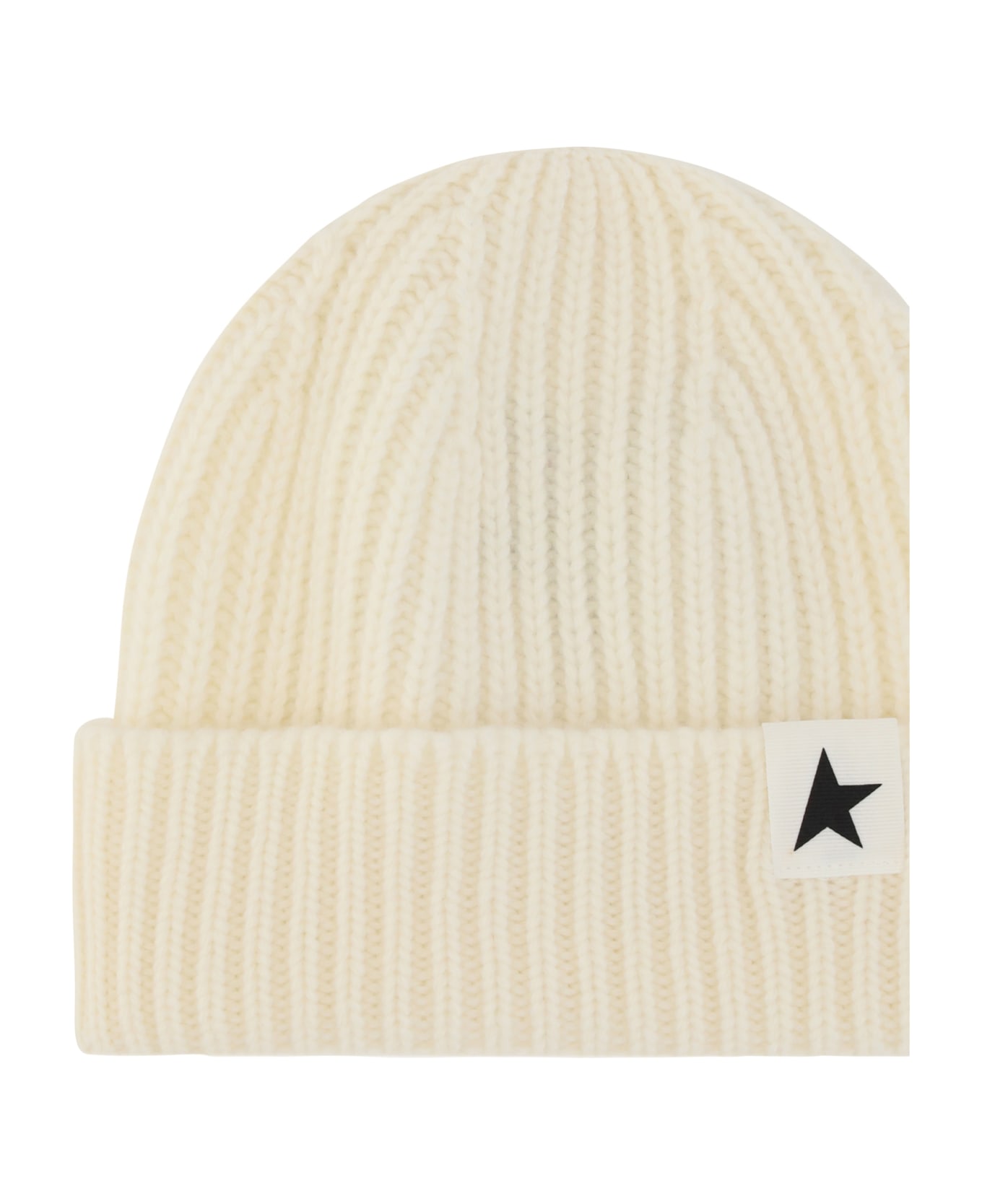 Golden Goose Beanie Hat - OFFWHITE