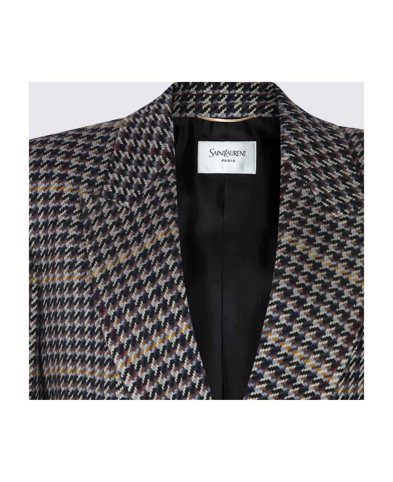 Saint Laurent Multicolor Wool Blazer - MultiColour