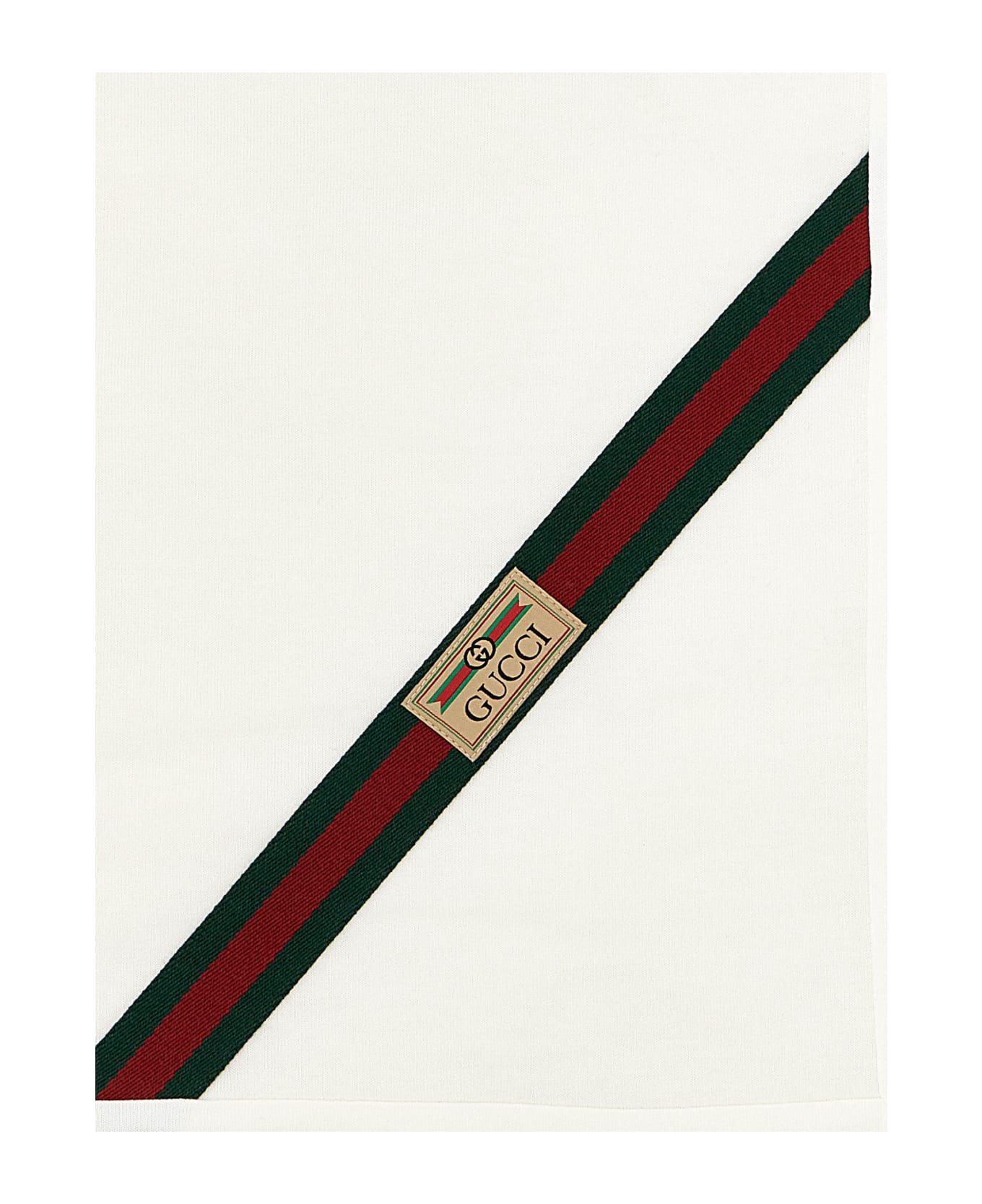 Gucci Web Tape Cover - White