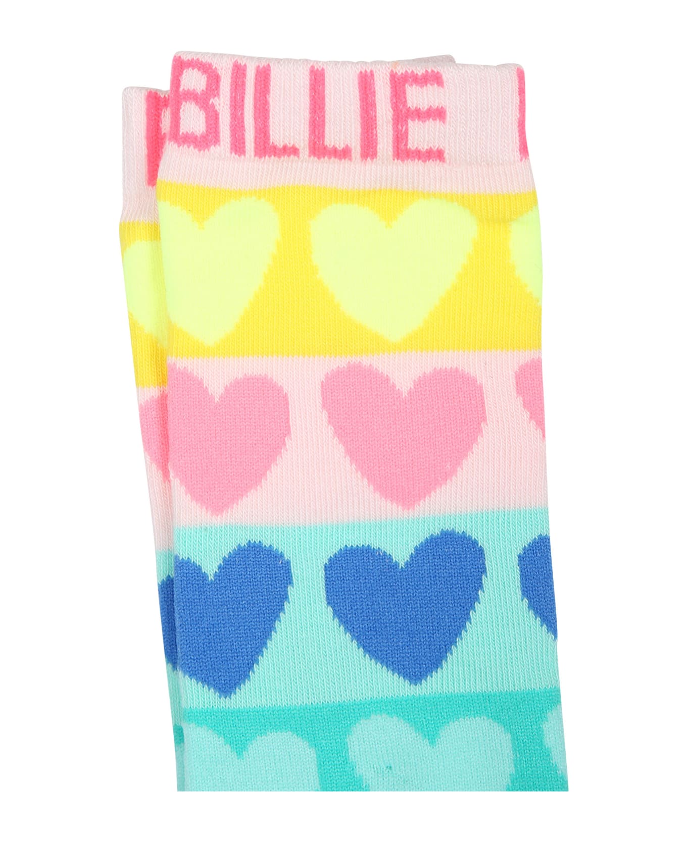 Billieblush Multicolor Socks For Girl With Logo - Multicolor