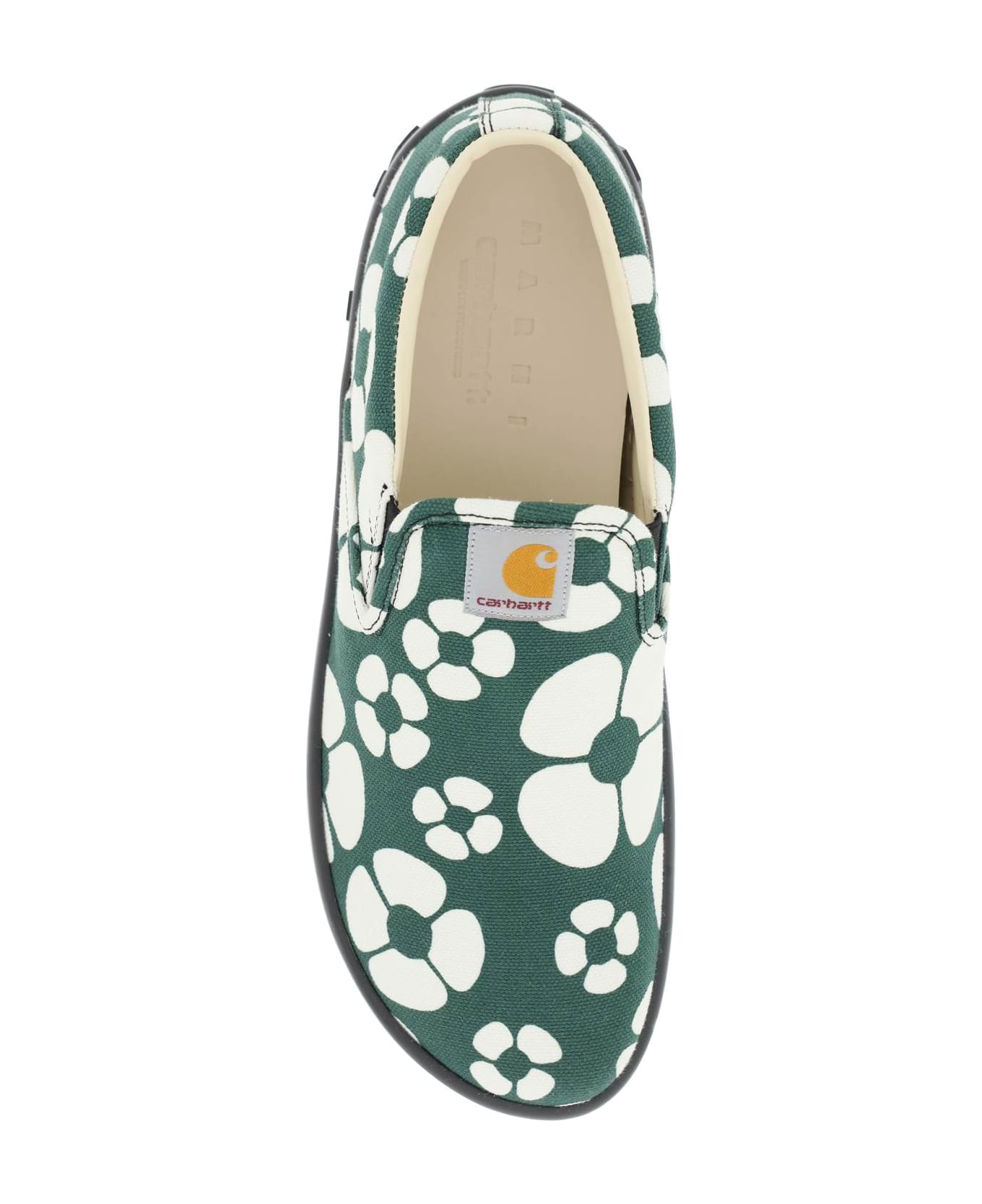 Marni Slip-on Sneakers - FOREST GREEN STONE WHITE (Green)