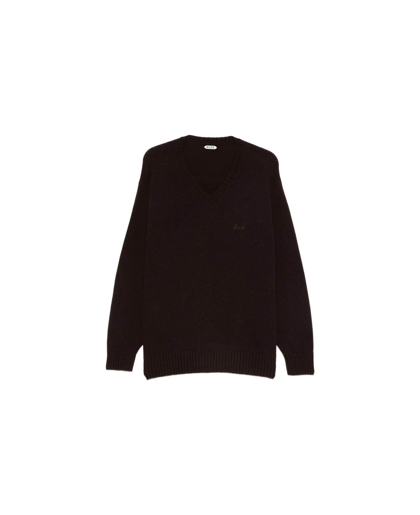 Bode Sweater - BROWN