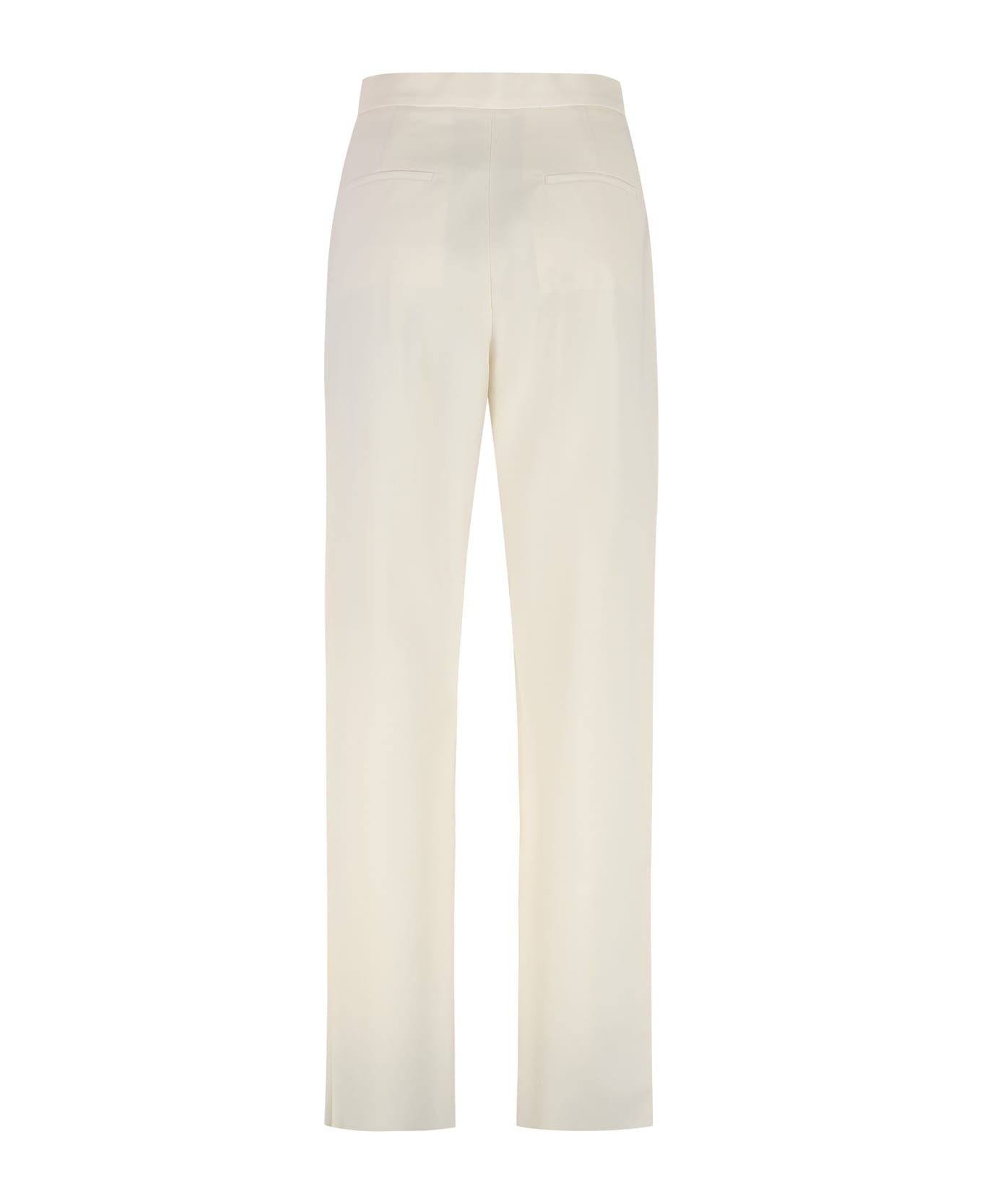 Max Mara Dede Carrot-fit Cotton Trousers - White