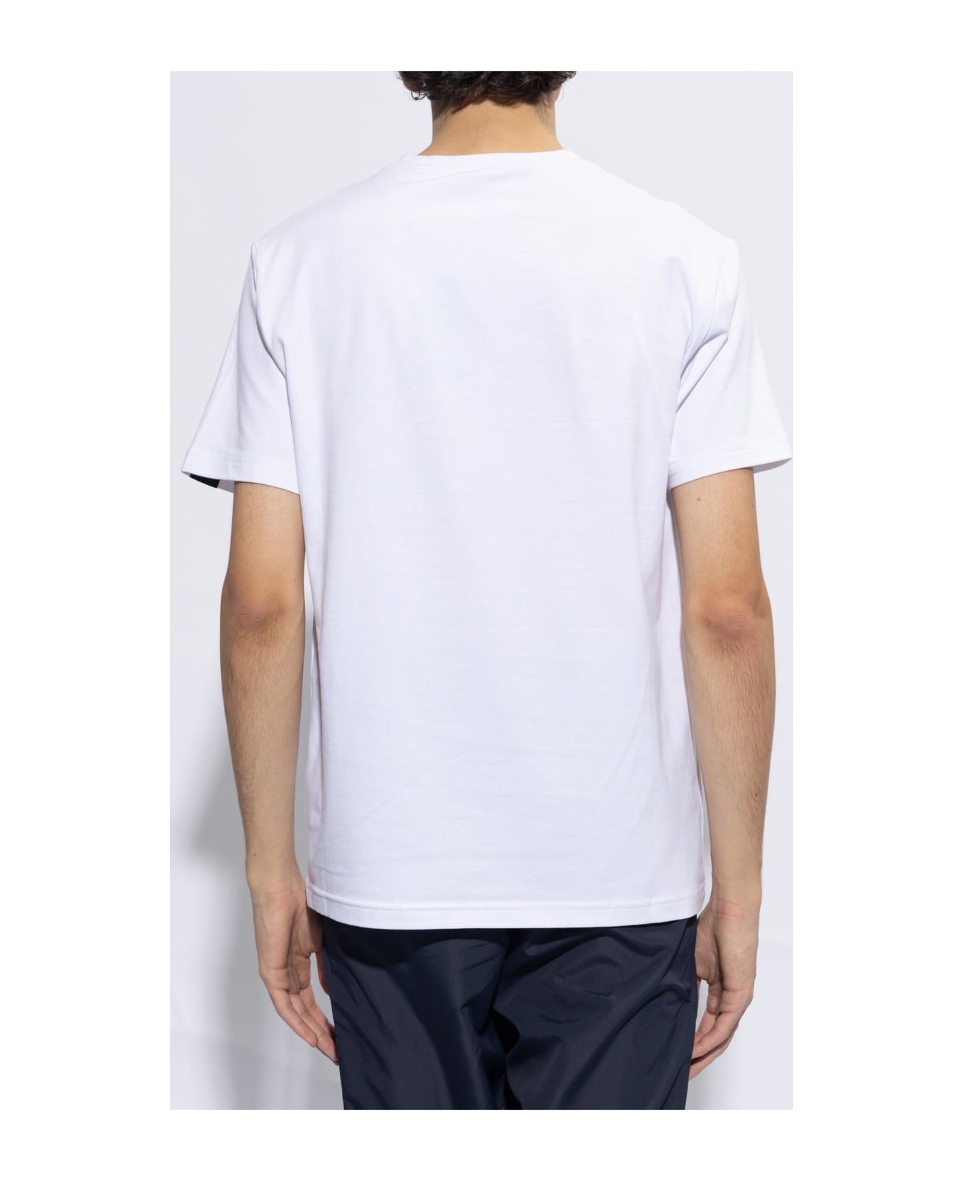 EA7 Emporio Armani T-shirt With Logo - White シャツ
