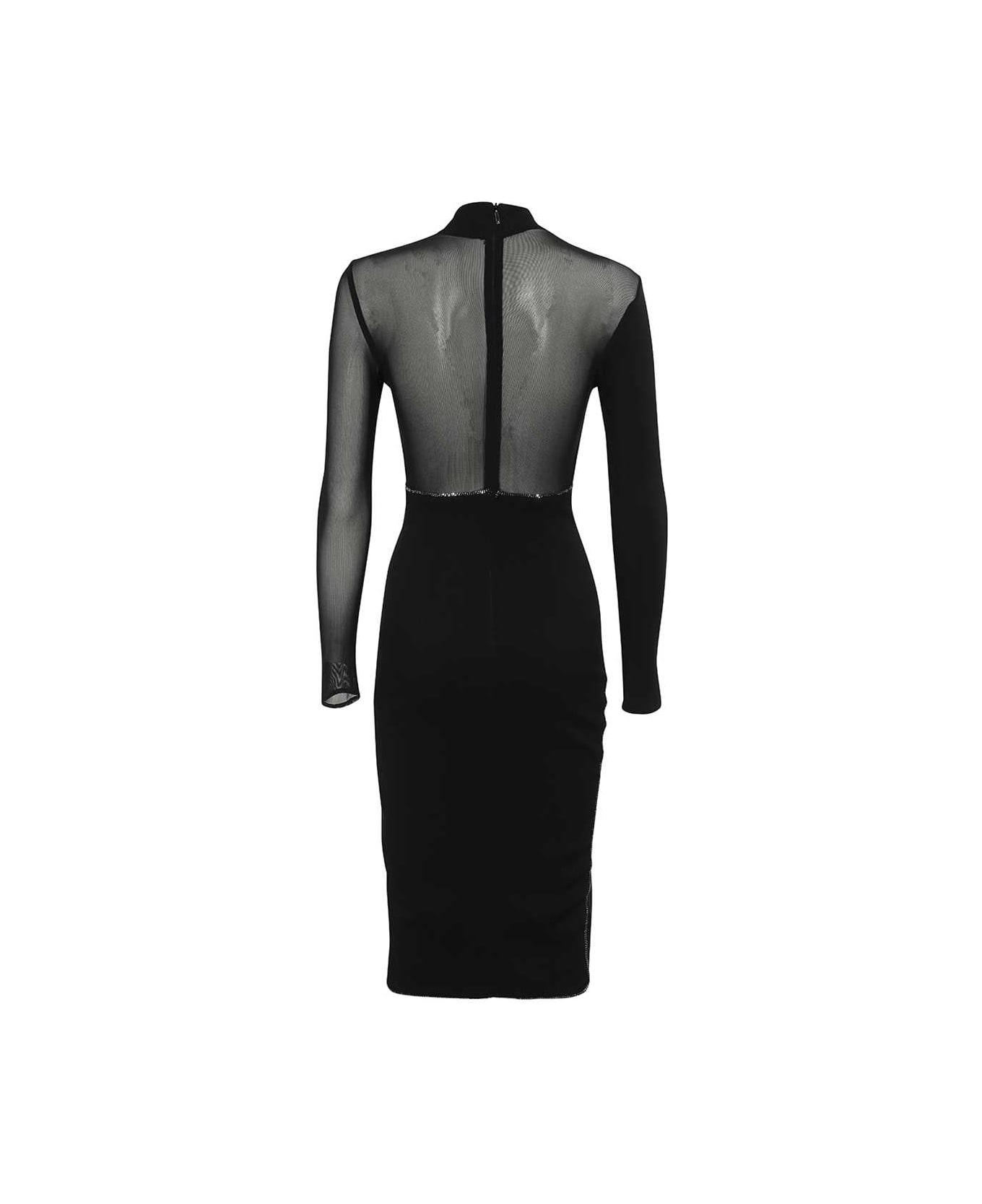 John Richmond Long Sleeves Dress - black