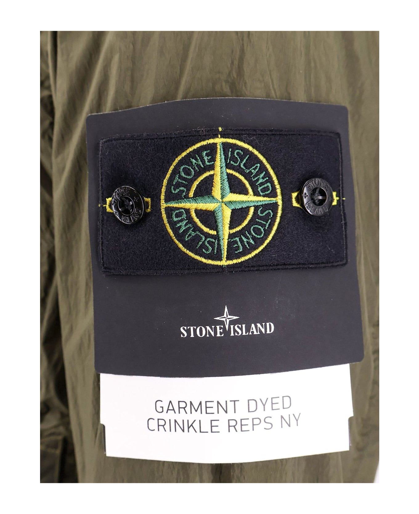Stone Island 
garment Dyde Crinkle Reps Ny
 Jacket - Green