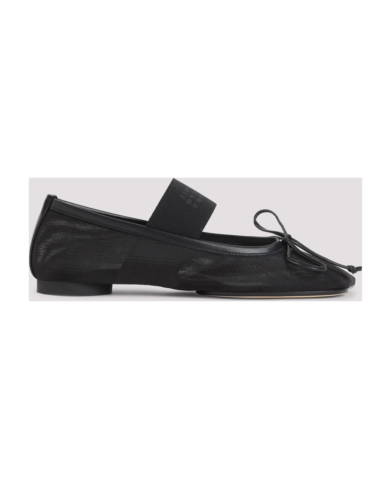 MM6 Maison Margiela Ballet Shoes - BLACK
