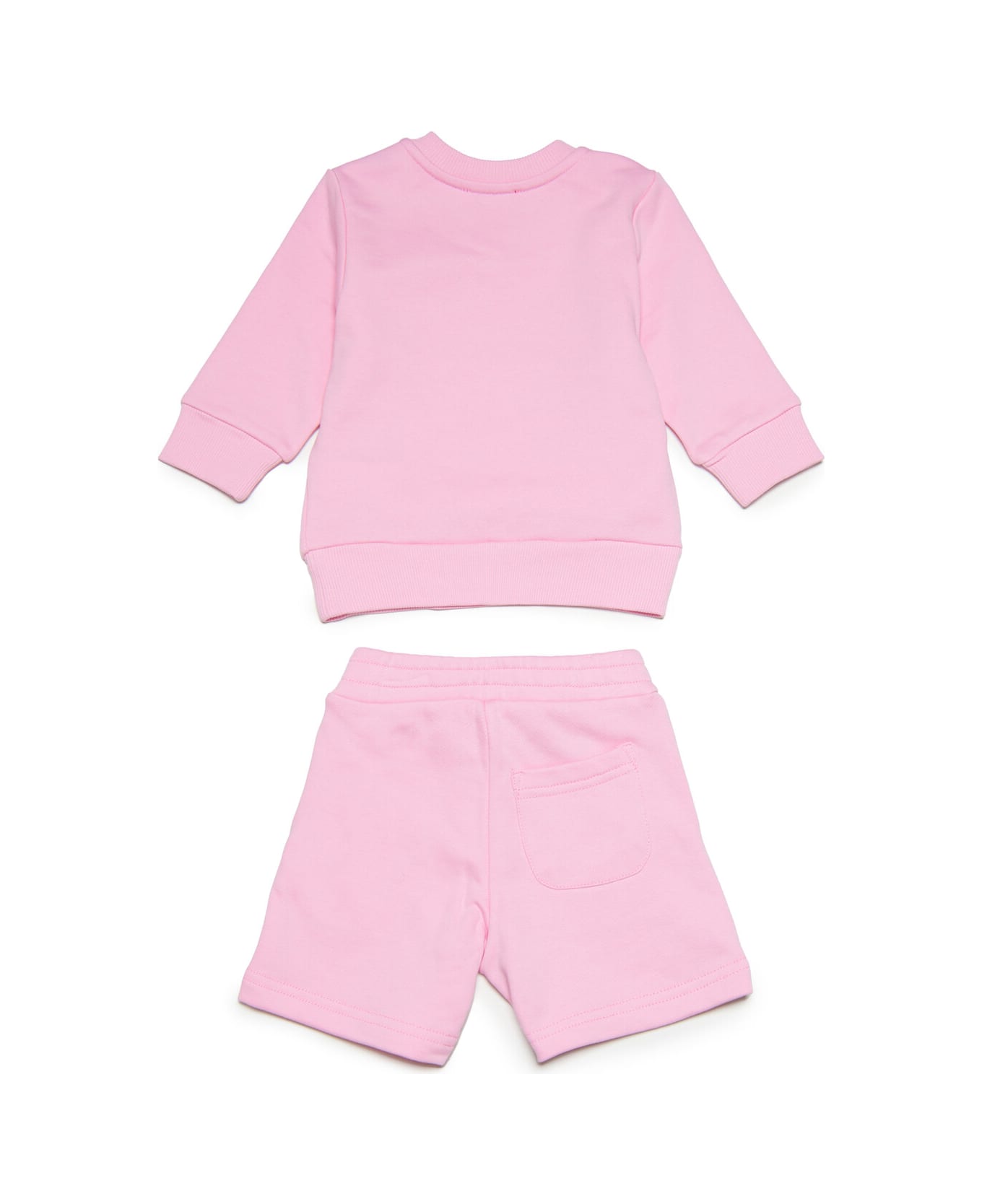 Diesel Suitannyb-set Overalls Diesel Pastel Pink Jumpsuit With 'wave' Logo - Pastel pink