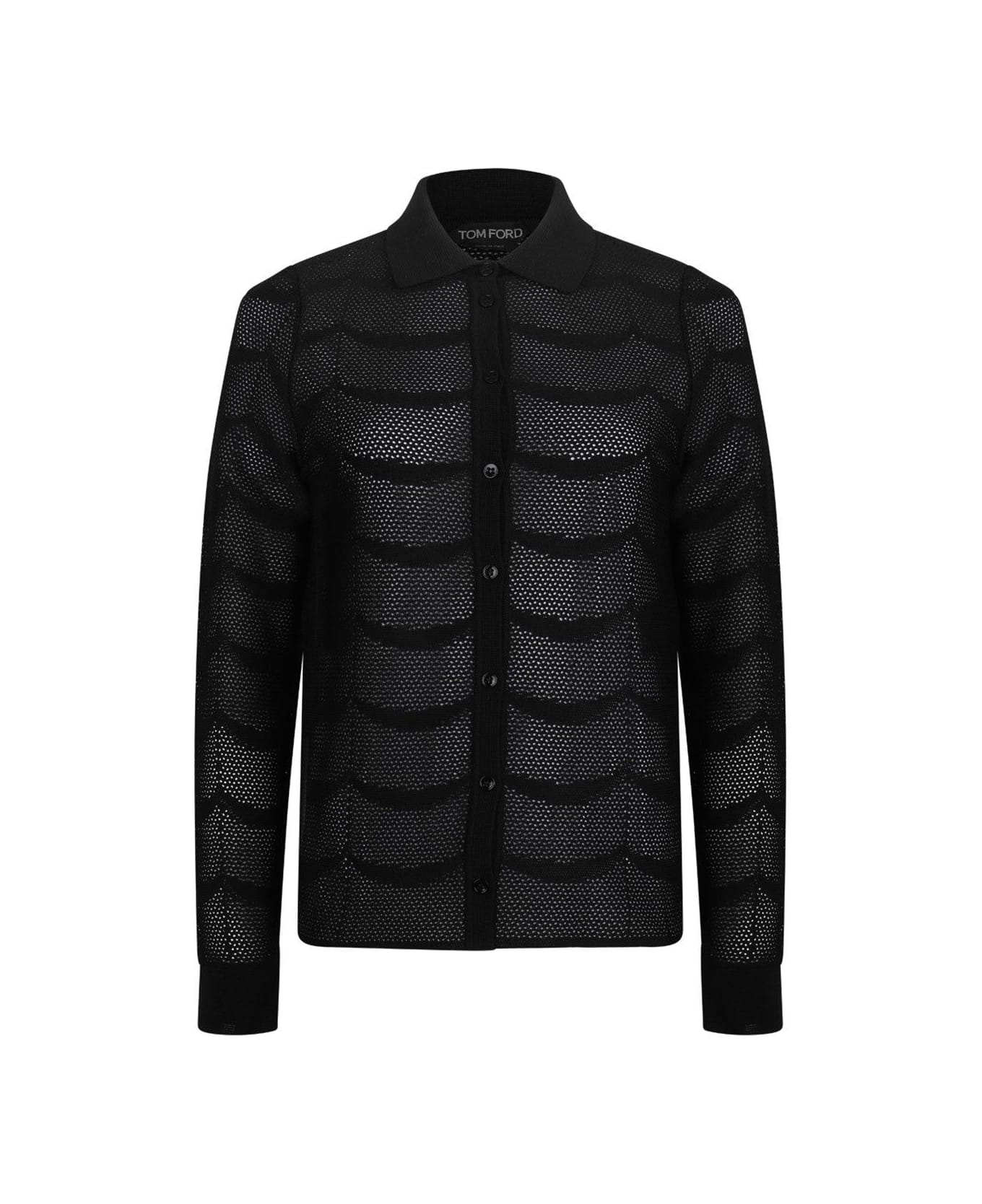 Tom Ford Knitted Shirt - Black