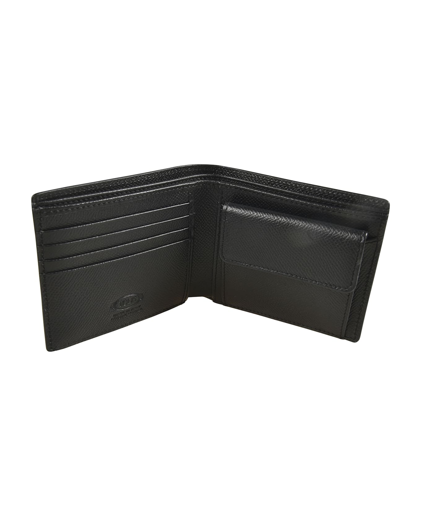 Tod
s T Plaque Billfold Wallet - Black
