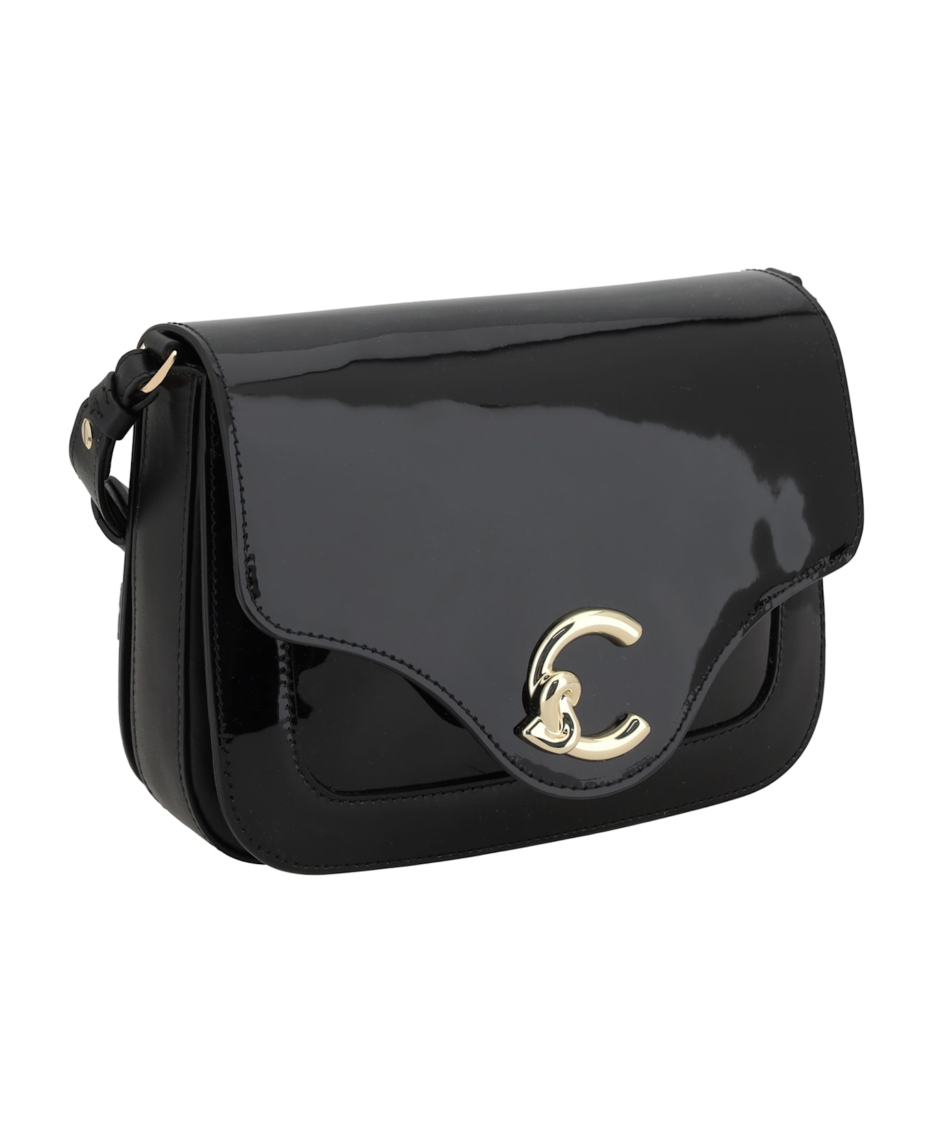 Coccinelle C-me Patent Shoulder Bag