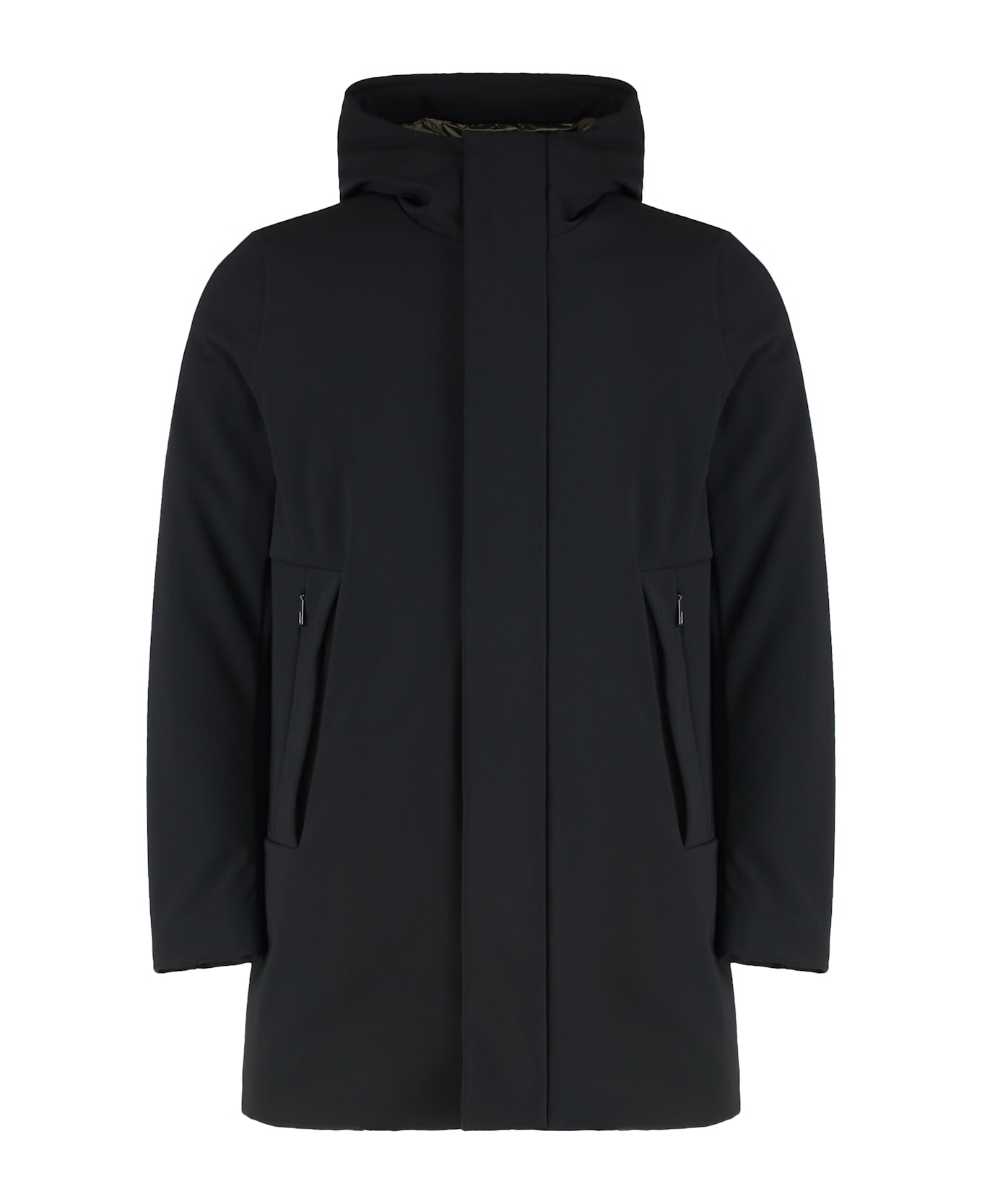 RRD - Roberto Ricci Design Eskimo Jacket In Technical Fabric With Hood - black