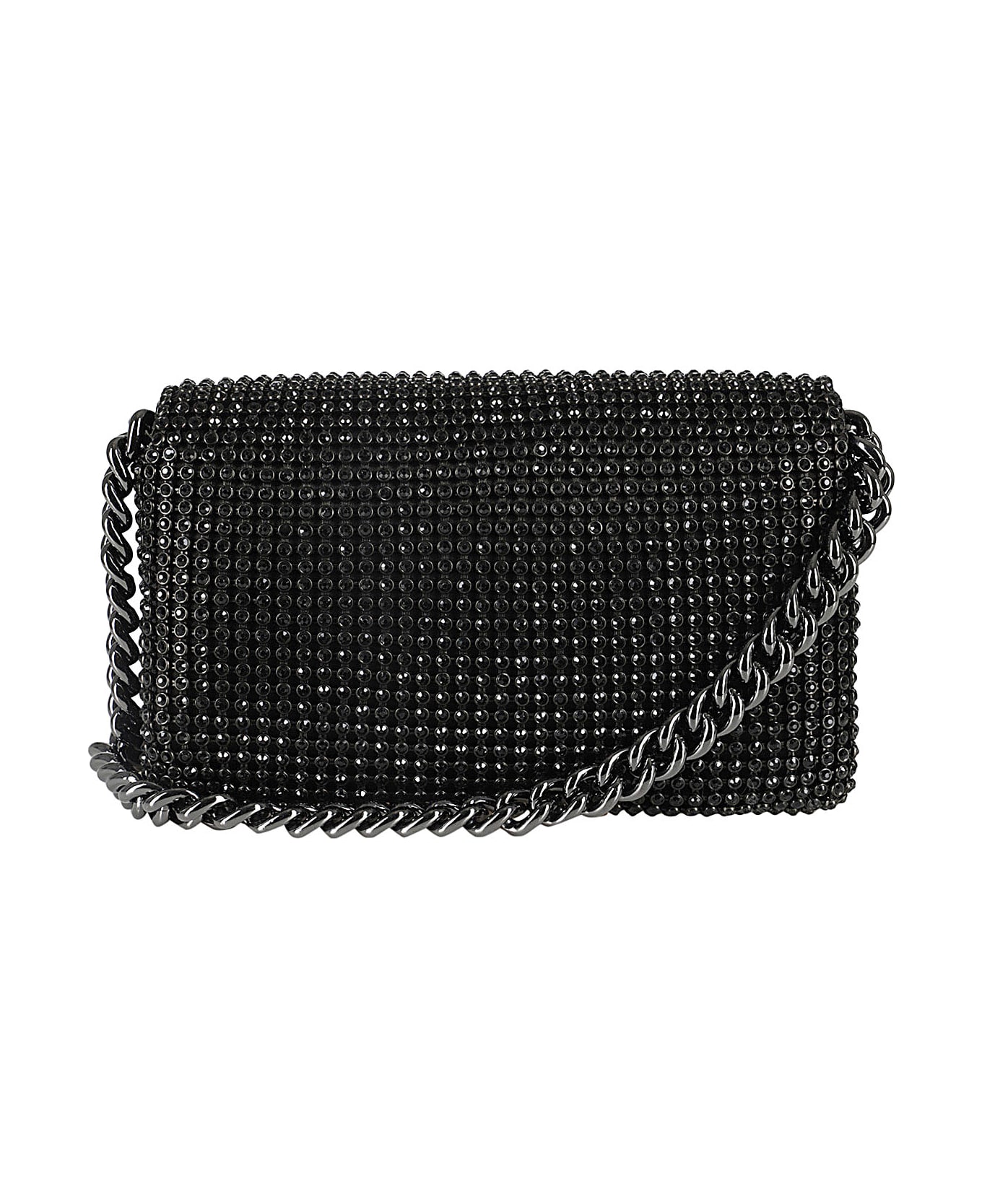 Marc Jacobs Embellished The Mini Soft Shoulder Bag - Black ショルダーバッグ