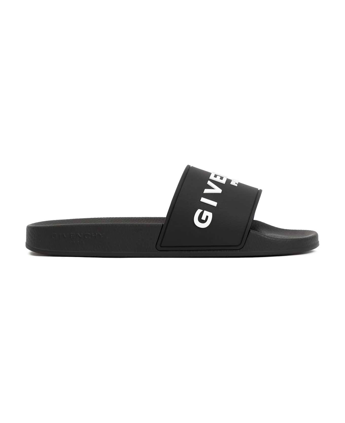 Givenchy Logo Detailed Slides - Black