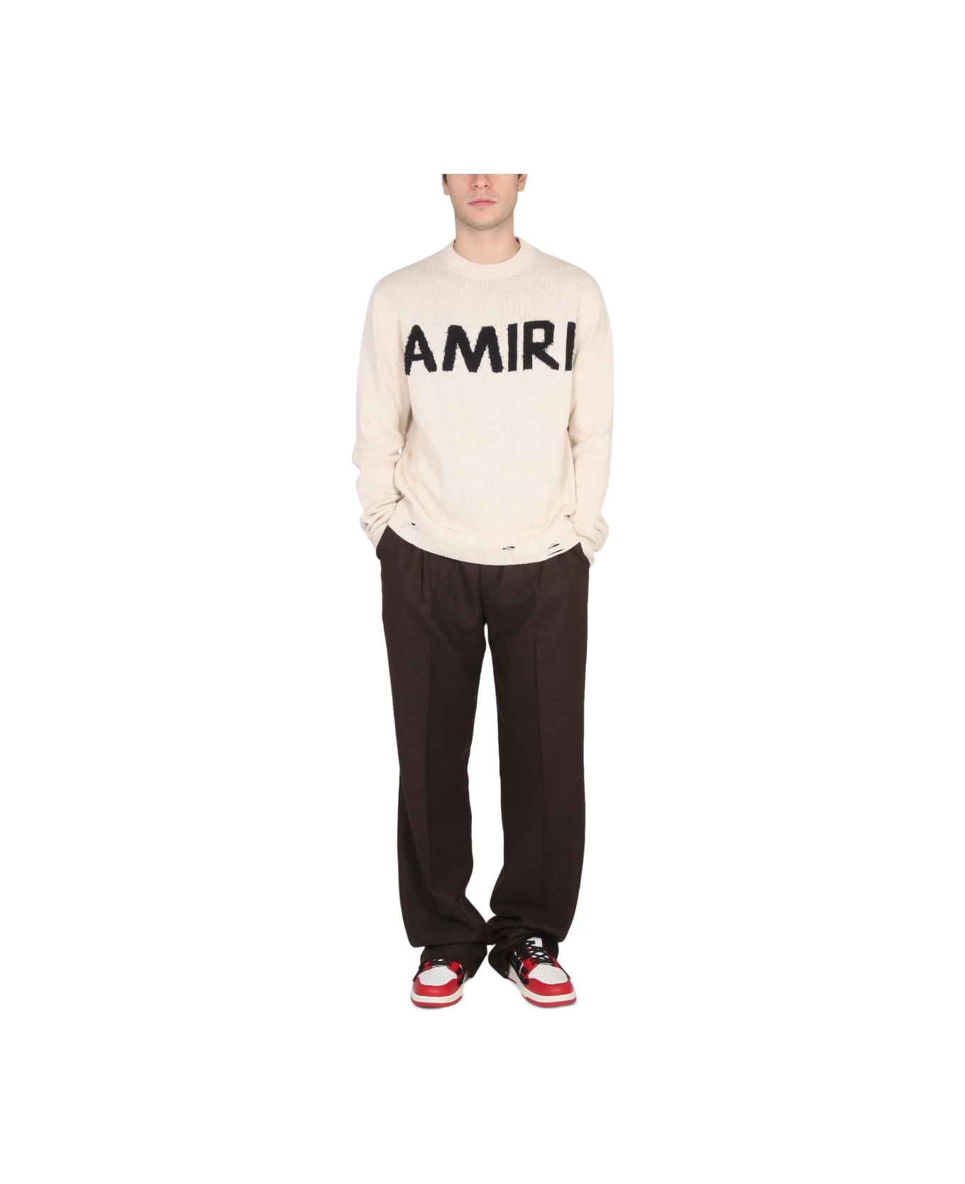 AMIRI Flannel Pants - BROWN
