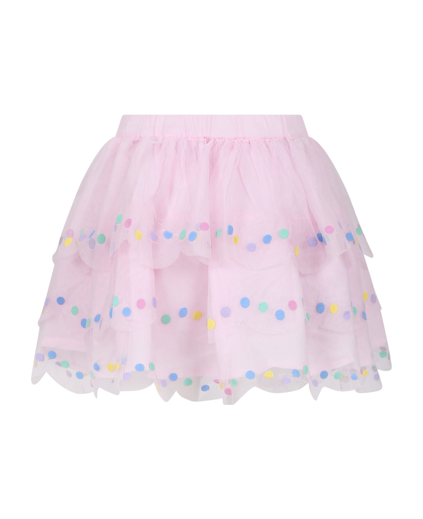 Stella McCartney Kids Pink Tulle Skirt For Girl