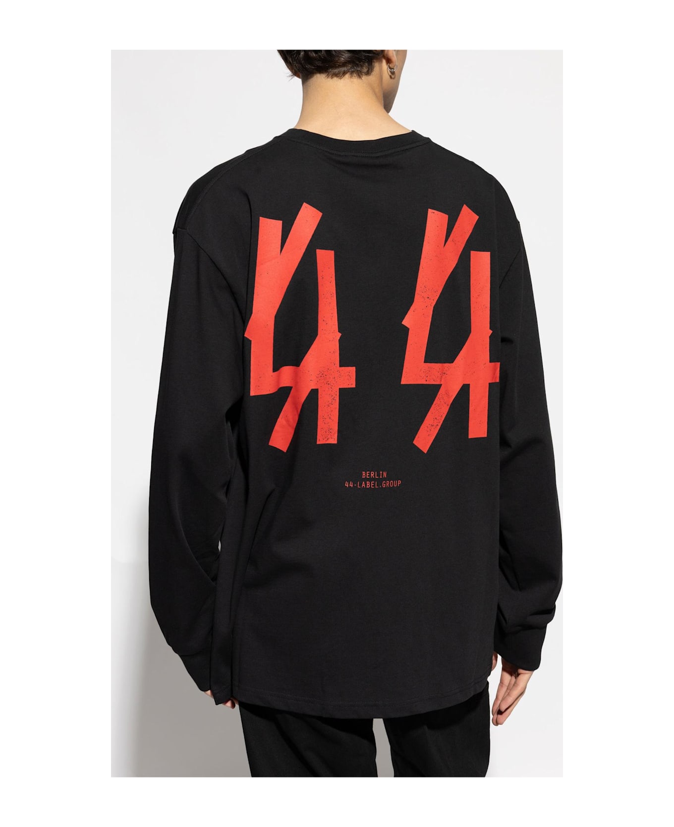 44 Label Group T-shirt With Logo - Nero