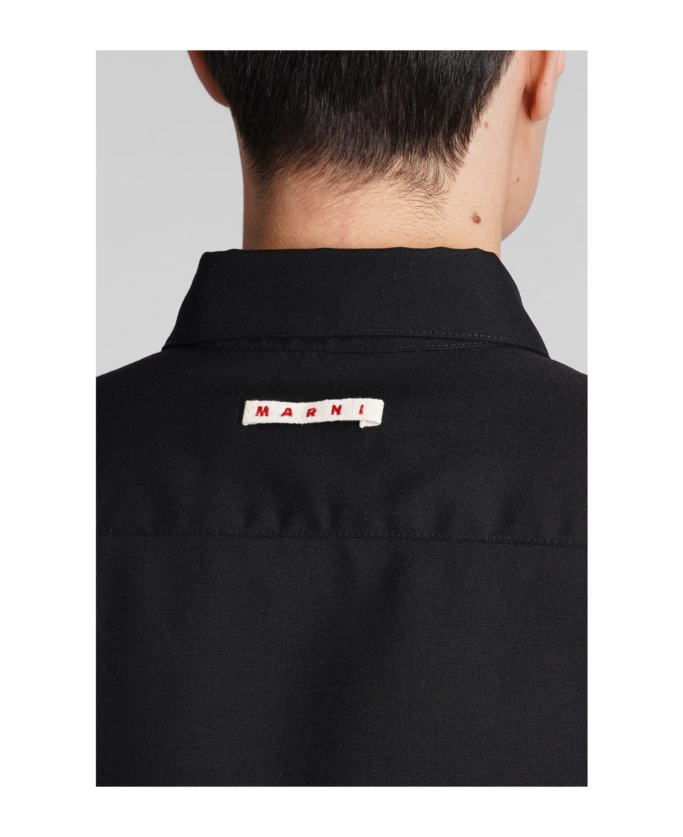 Marni Shirt In Black Wool - Nero シャツ