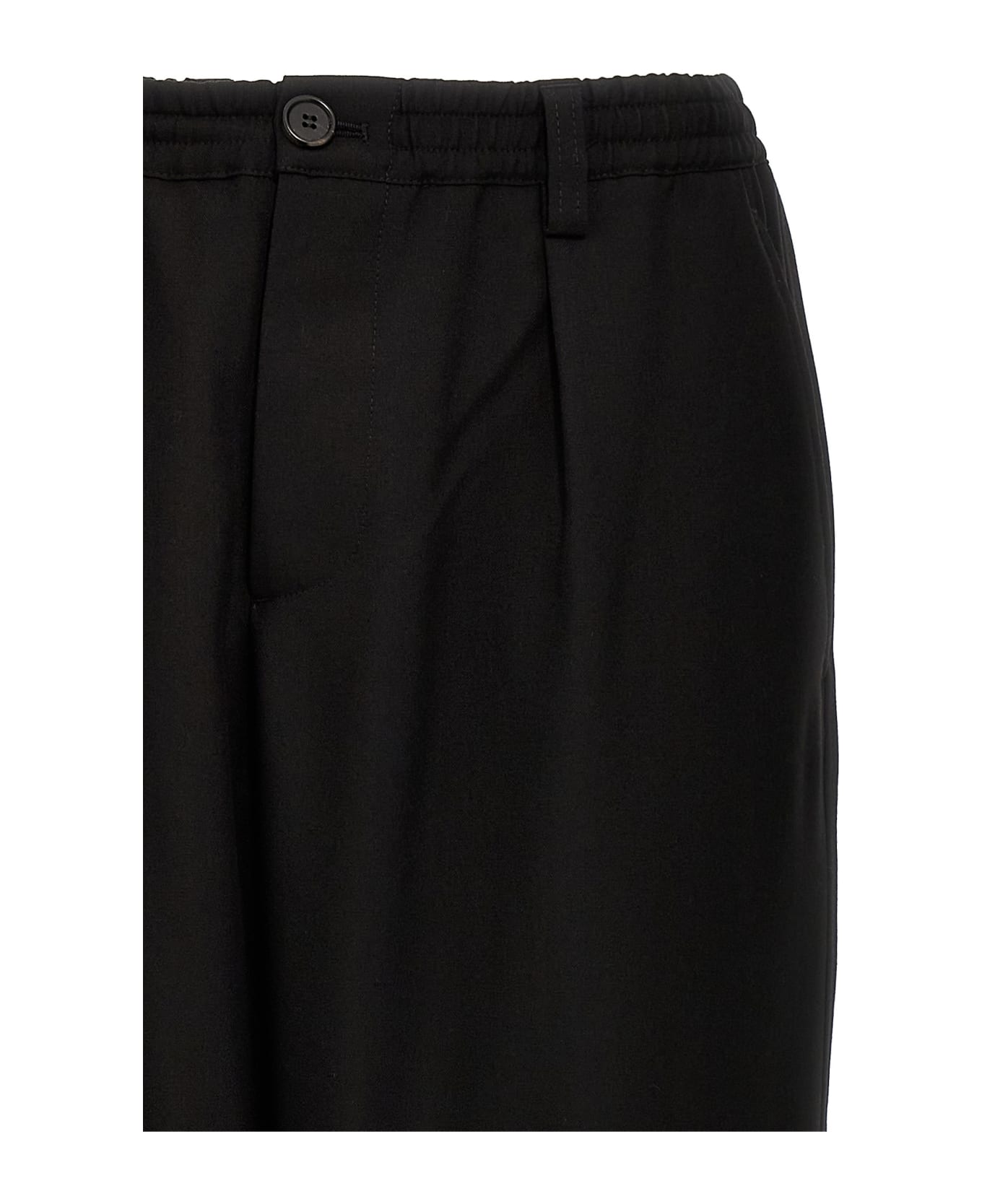 Marni Tropical Wool Crop Pants - Black  