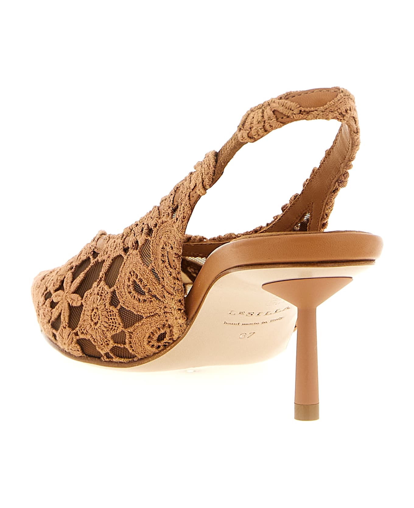 Le Silla 'chantilly' Slingback - Brown