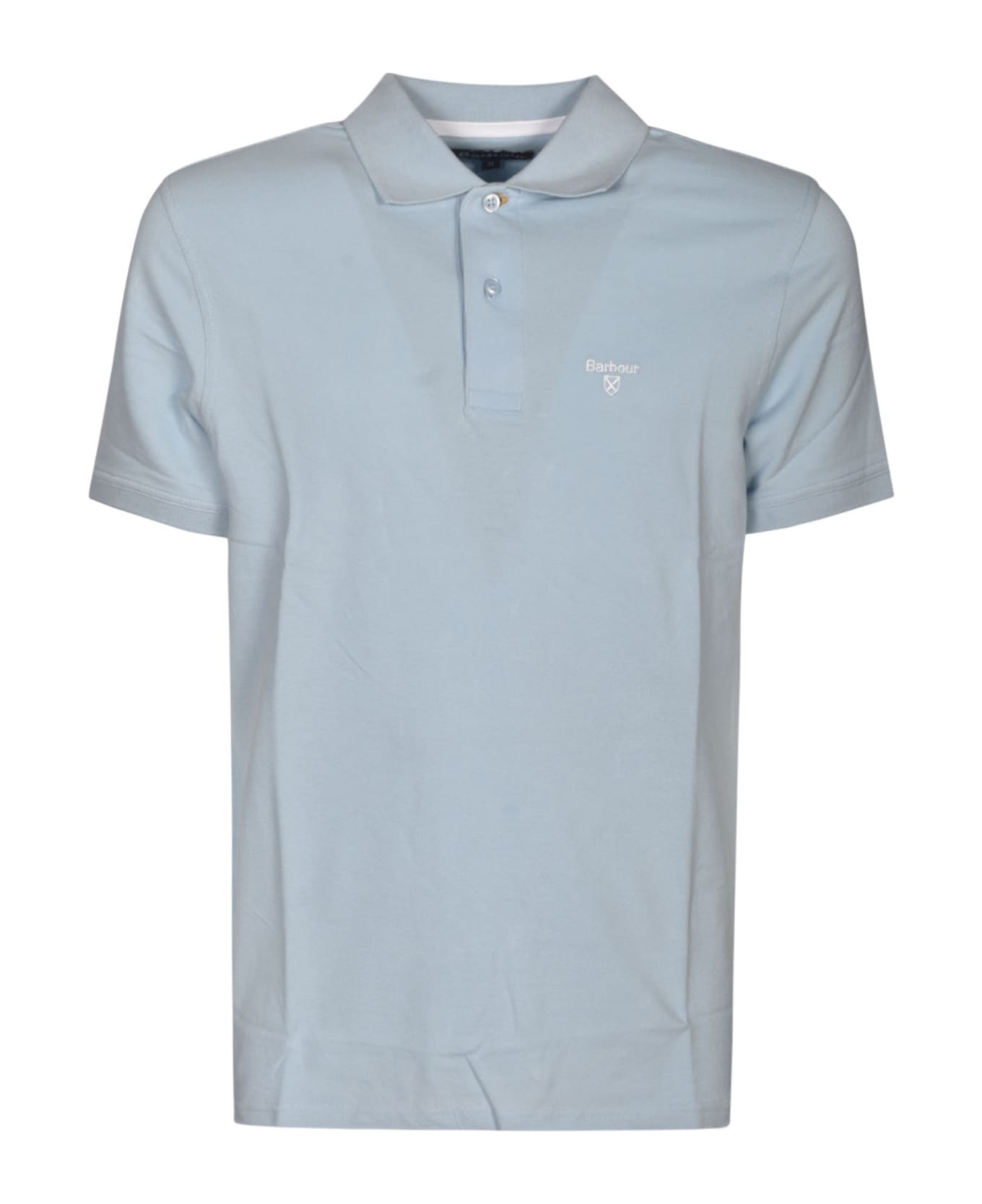 Barbour Lightweight Polo Shirt - Chambray blue