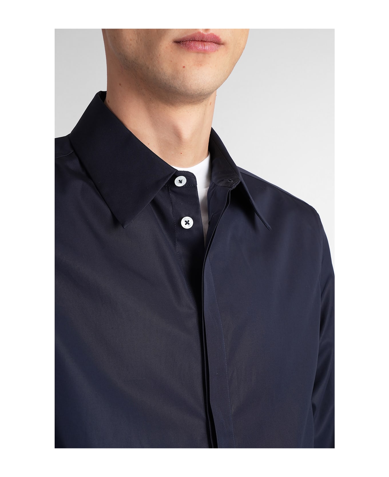 Jil Sander Shirt 10 Shirt In Blue Cotton - blue