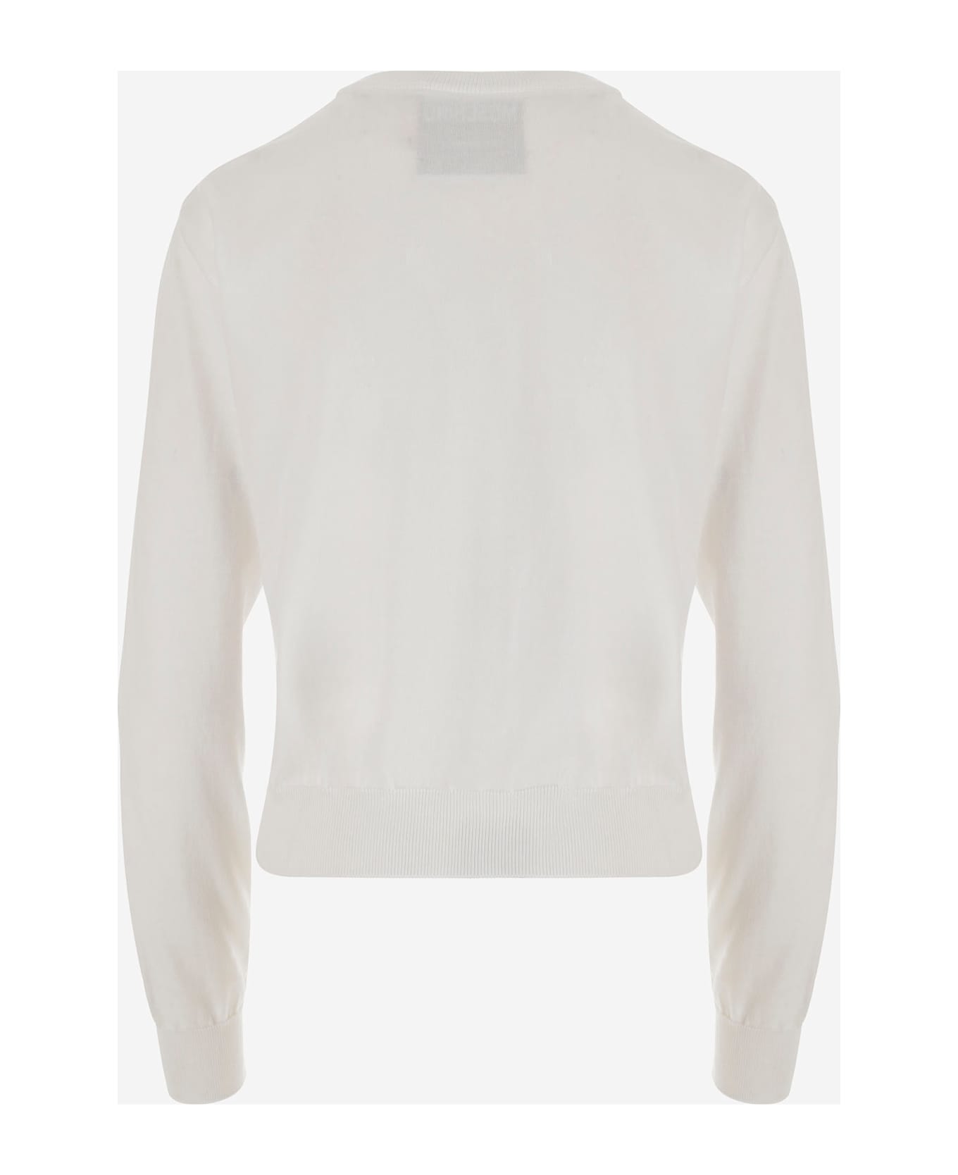 Moschino Cotton Pullover With Teddy Pattern | italist