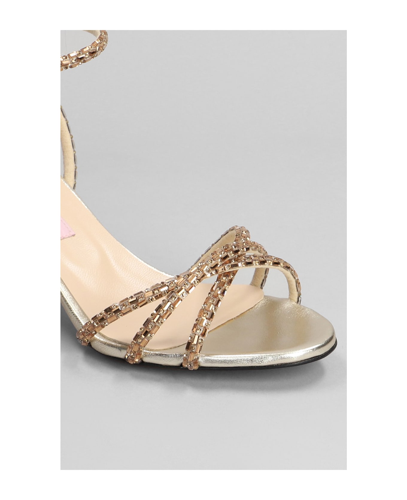 Marc Ellis Sandals In Gold Leather - gold サンダル