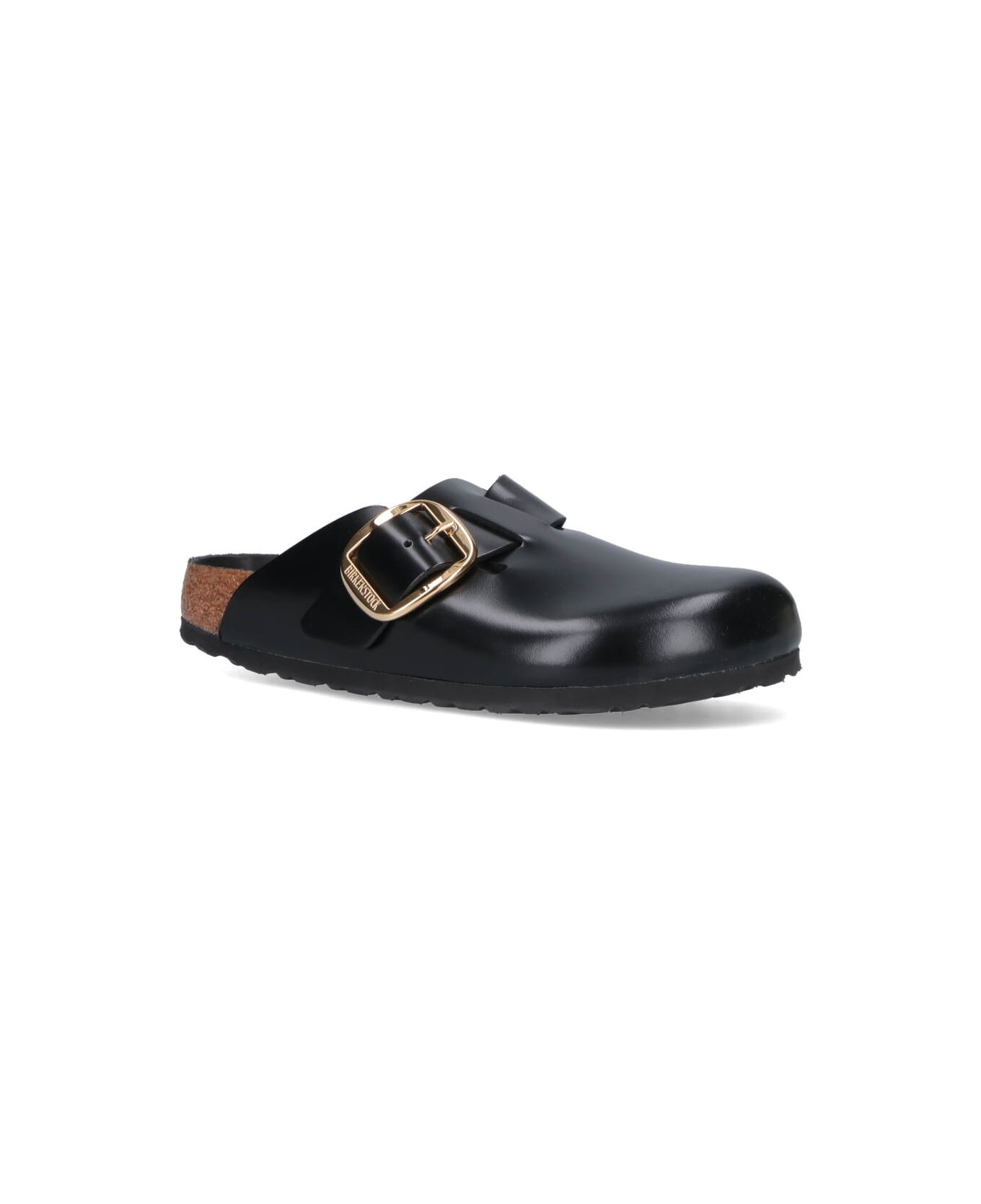Birkenstock "boston Big Buckle" Mules - Black  
