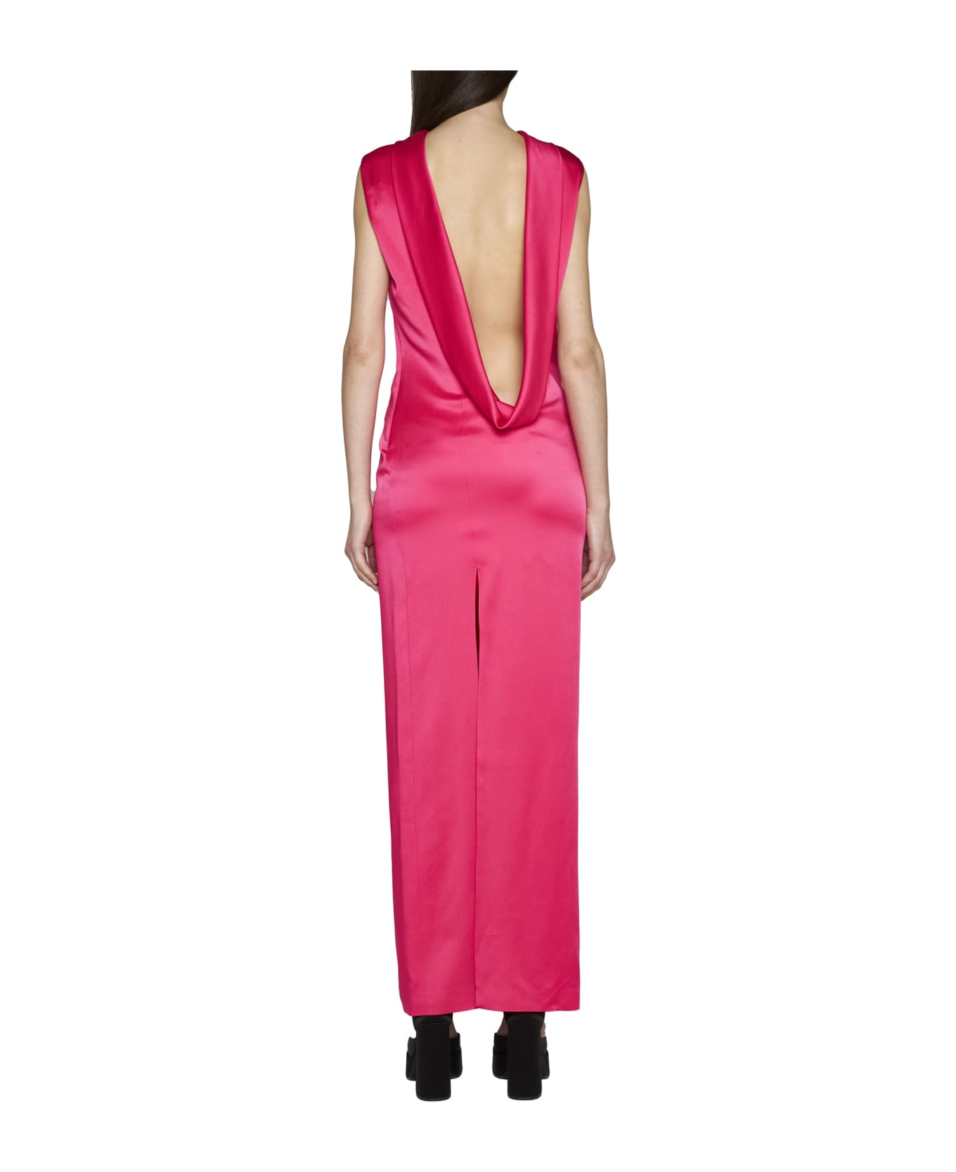 Versace Dress - Tropical pink