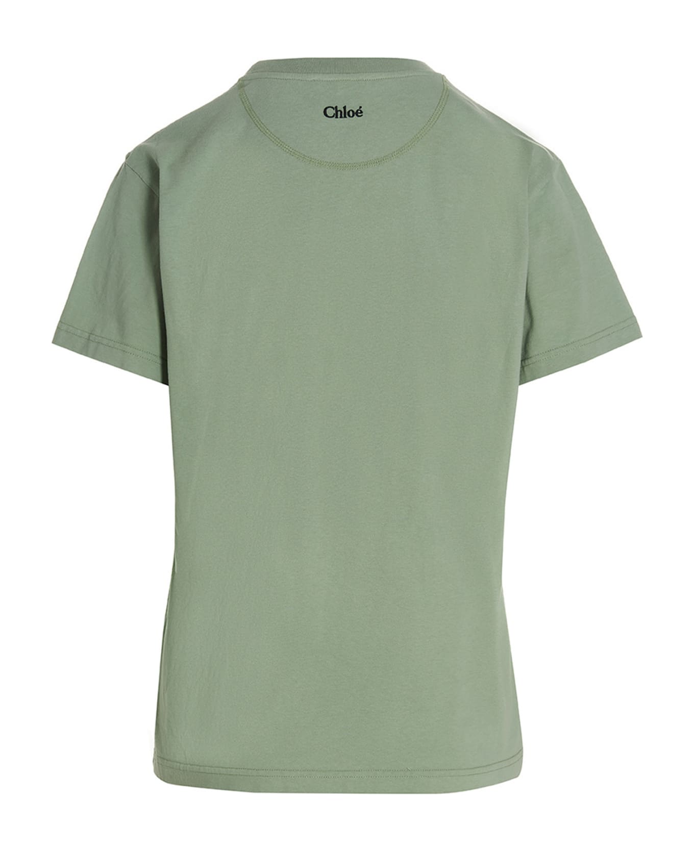 Chloé Basic Logo T-shirt - Green